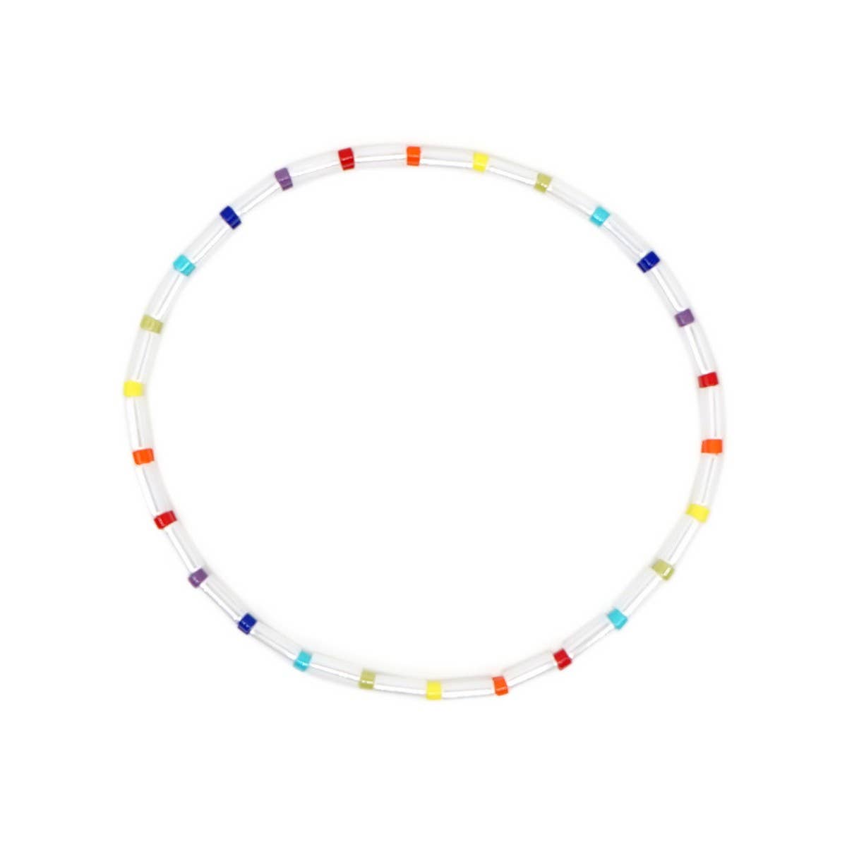 MULTI-LAYERED TILA BEADS BRAIDED GOLD BEAD BRACELET