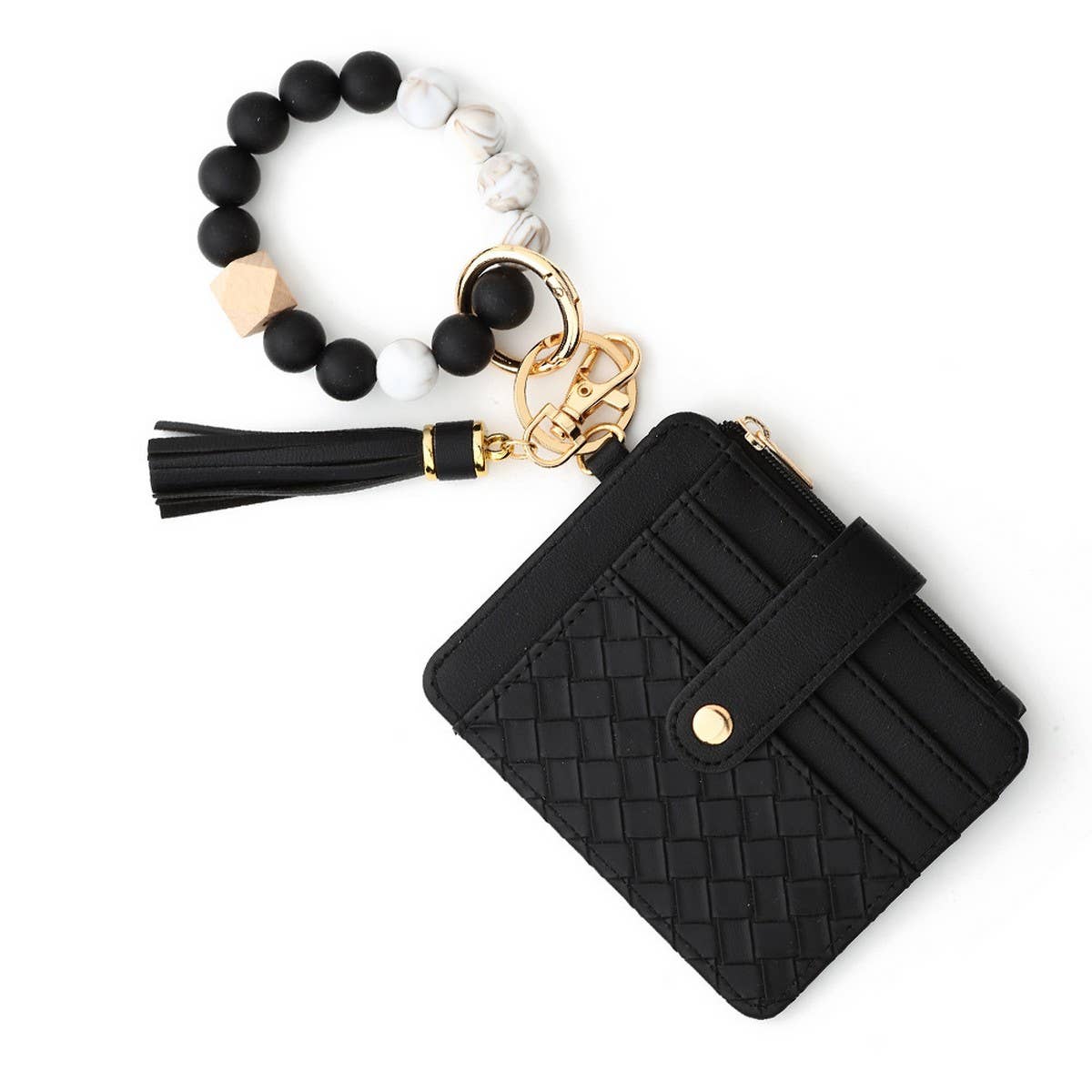 Silicone Bead Bracelet with Zipper Coin Wallet_CWAB4939