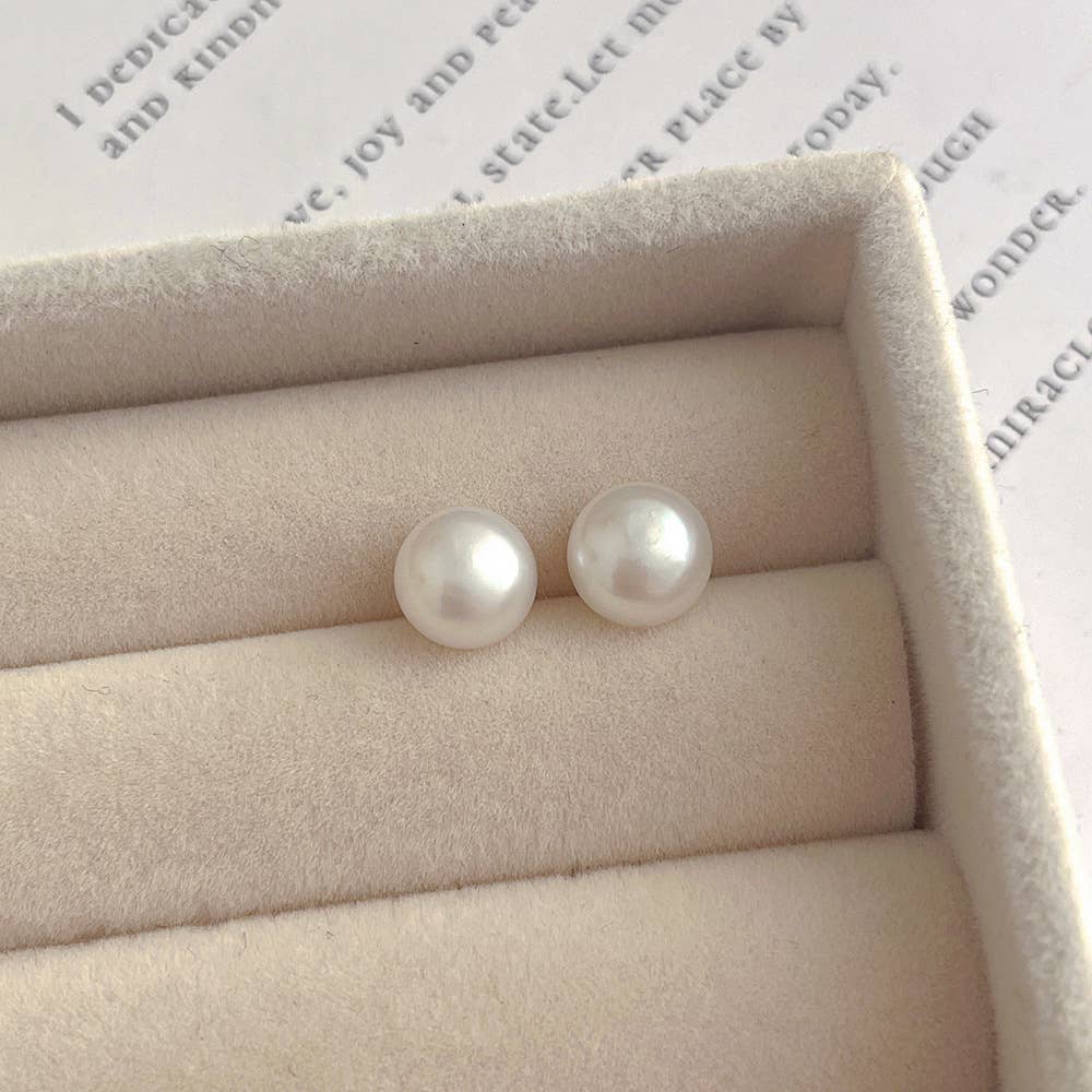 Personality s925 silver needle ear studs