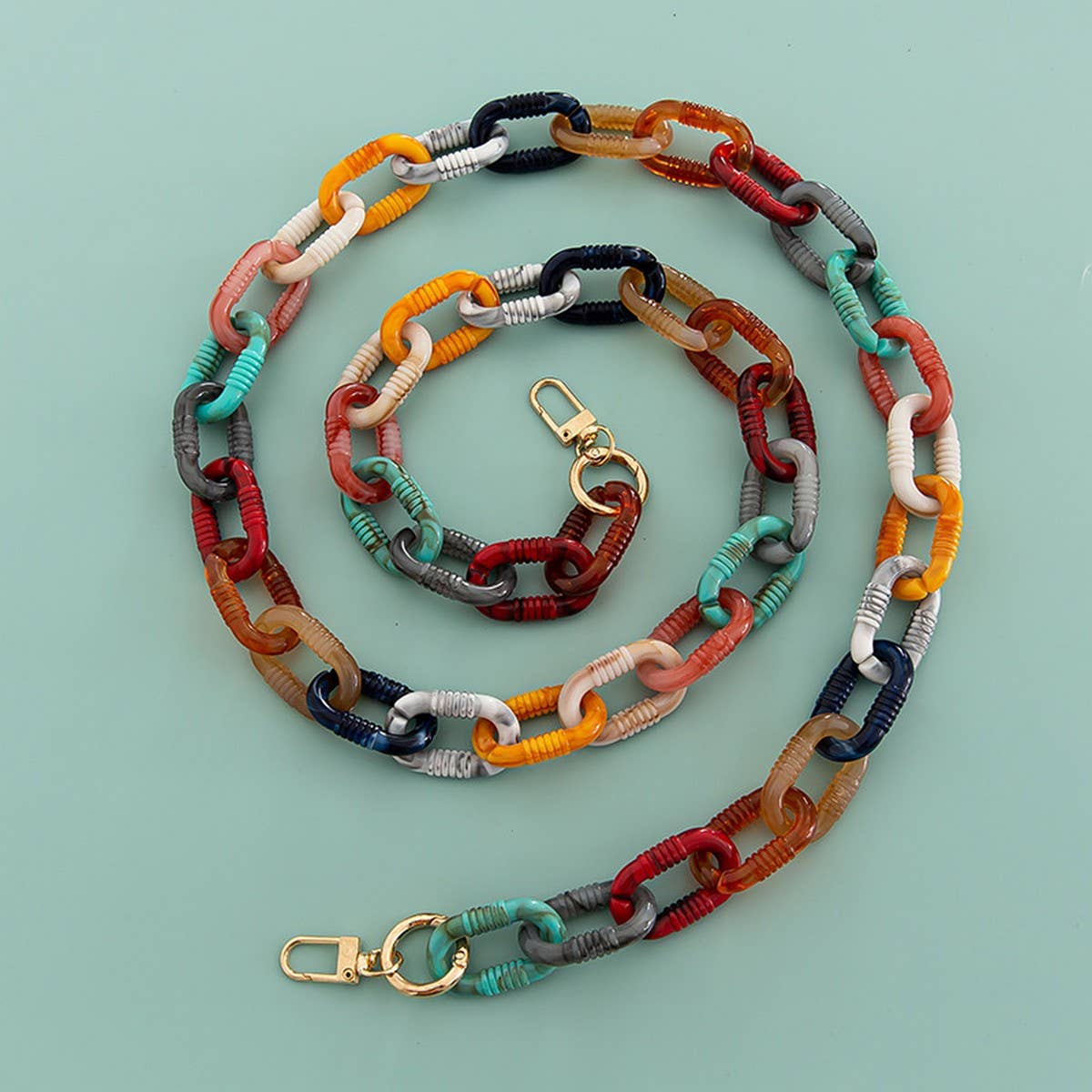 47.24"Mixed-Color Bag Chain,Phone Case Strap_CWMM5091