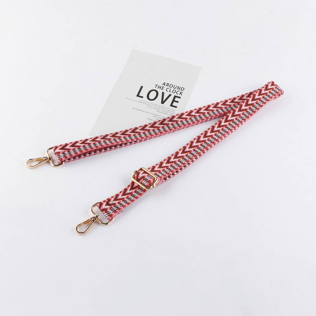 ADJUSTABLE COLORFUL JACQUARD BAG STRAP_CWMM1045