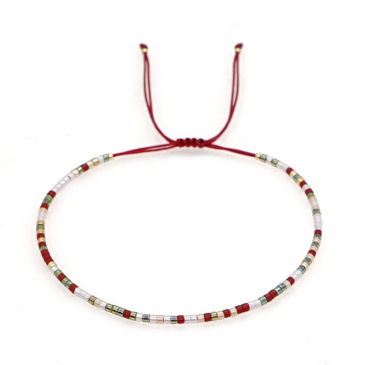HAND-WOVEN FASHIONABLE RICE BEADS BRACELET_CWAB4620