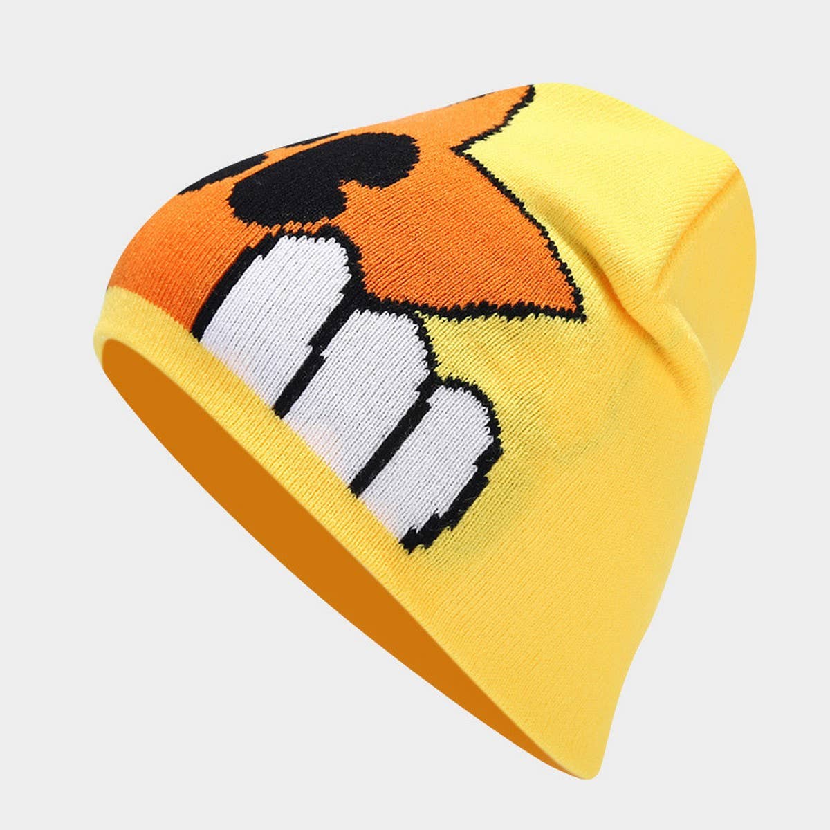 CUTE CARTOON PATTERN WINTER KNITTED HAT
