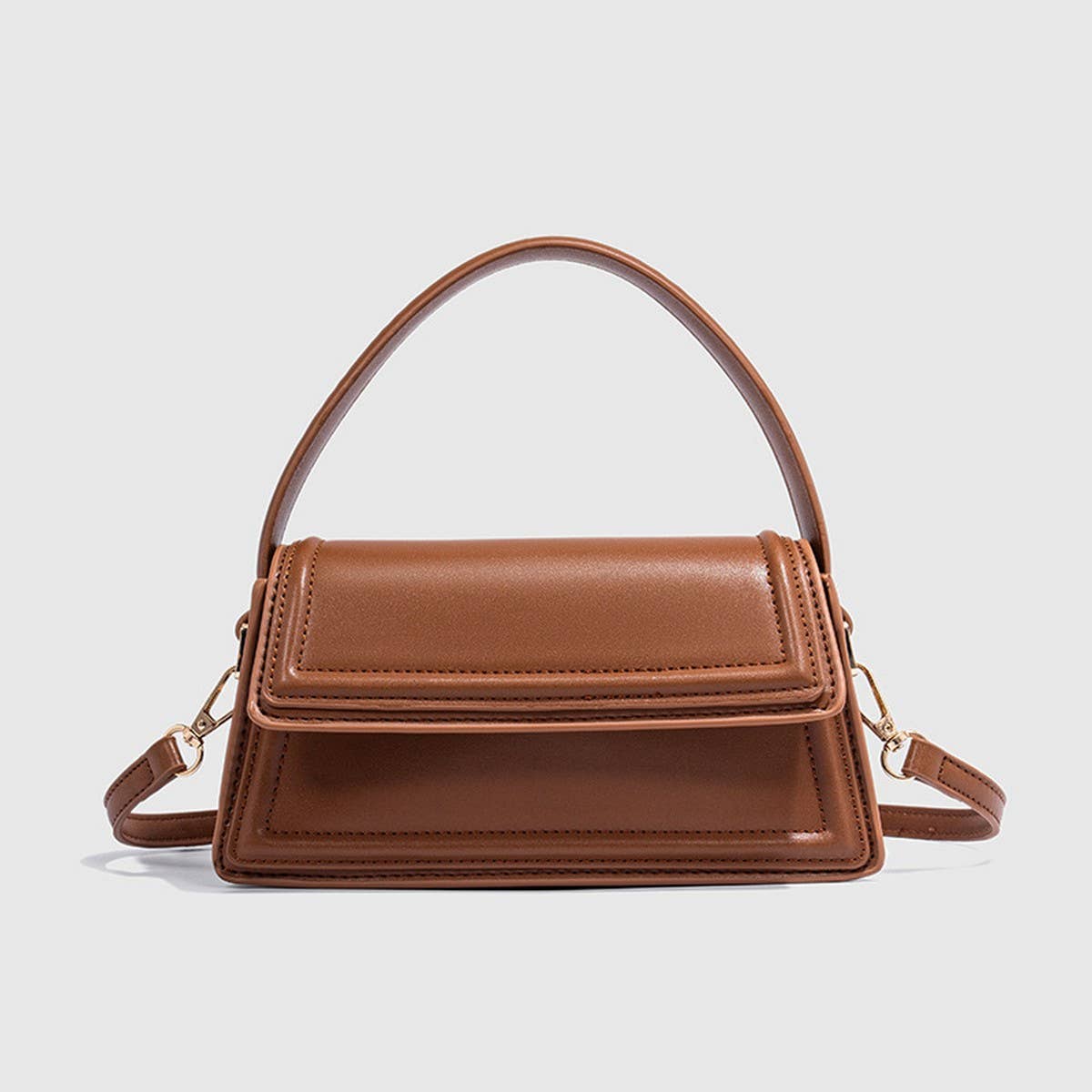 FASHION CASUAL MINI TRAPEZOIDAL SHOULDER BAG_CWAB3434