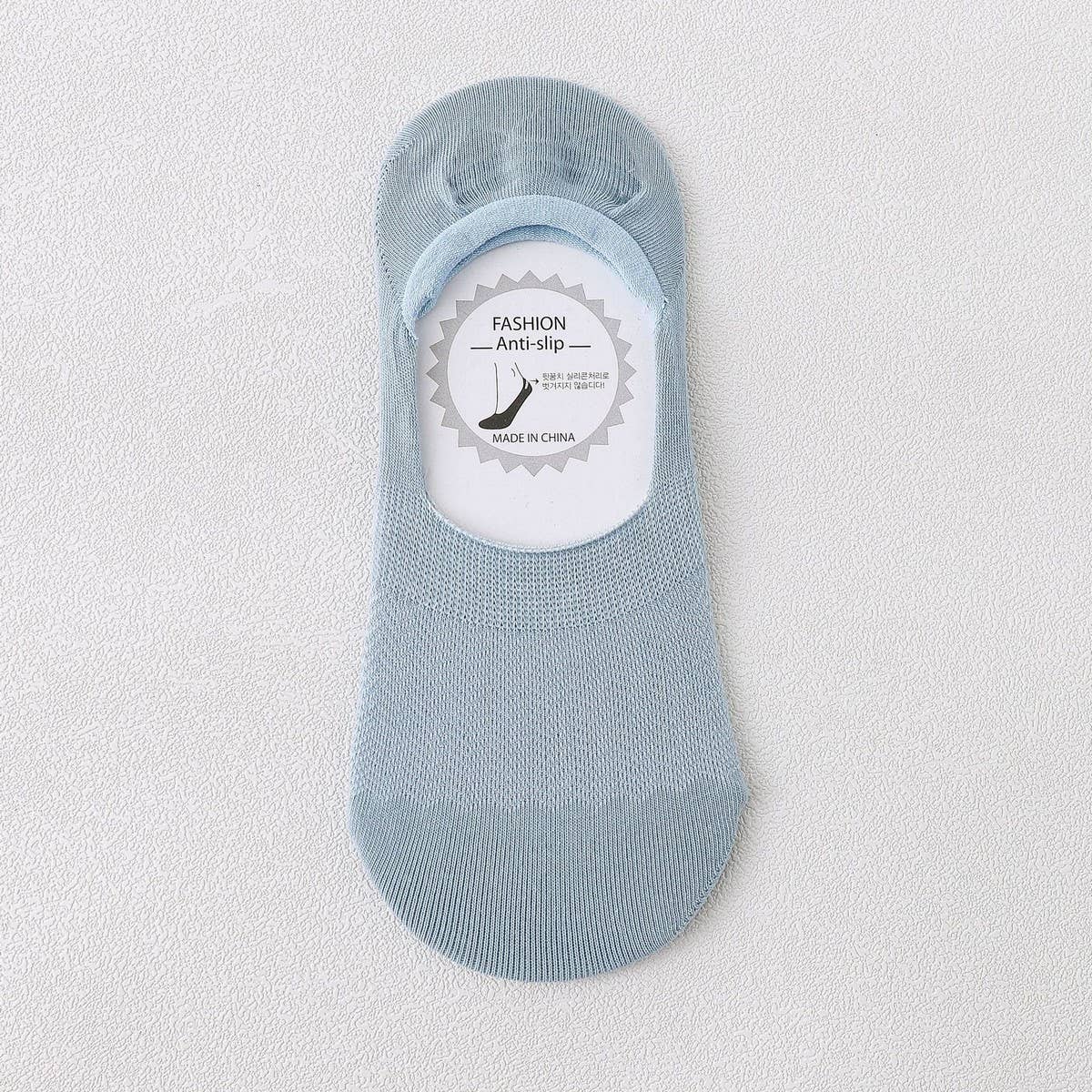 WOMEN'S SOLID COLOR HOLLOW MESH BOAT SOCKS
