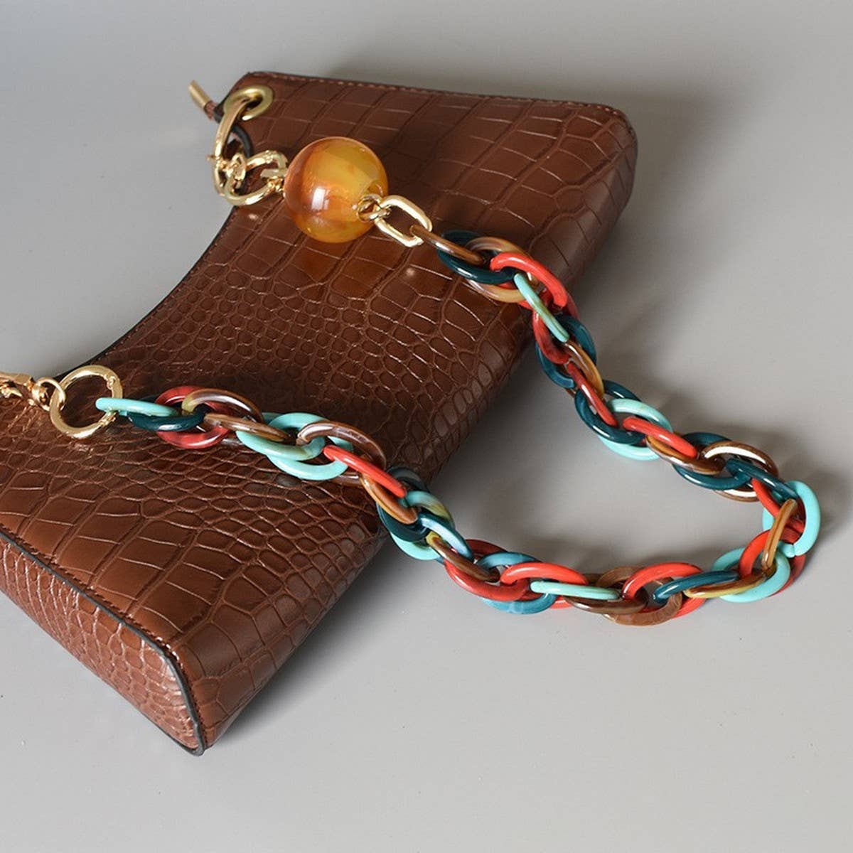 15.7" Acrylic Handbag Chain Phone&Bag Strap_CWMM5064