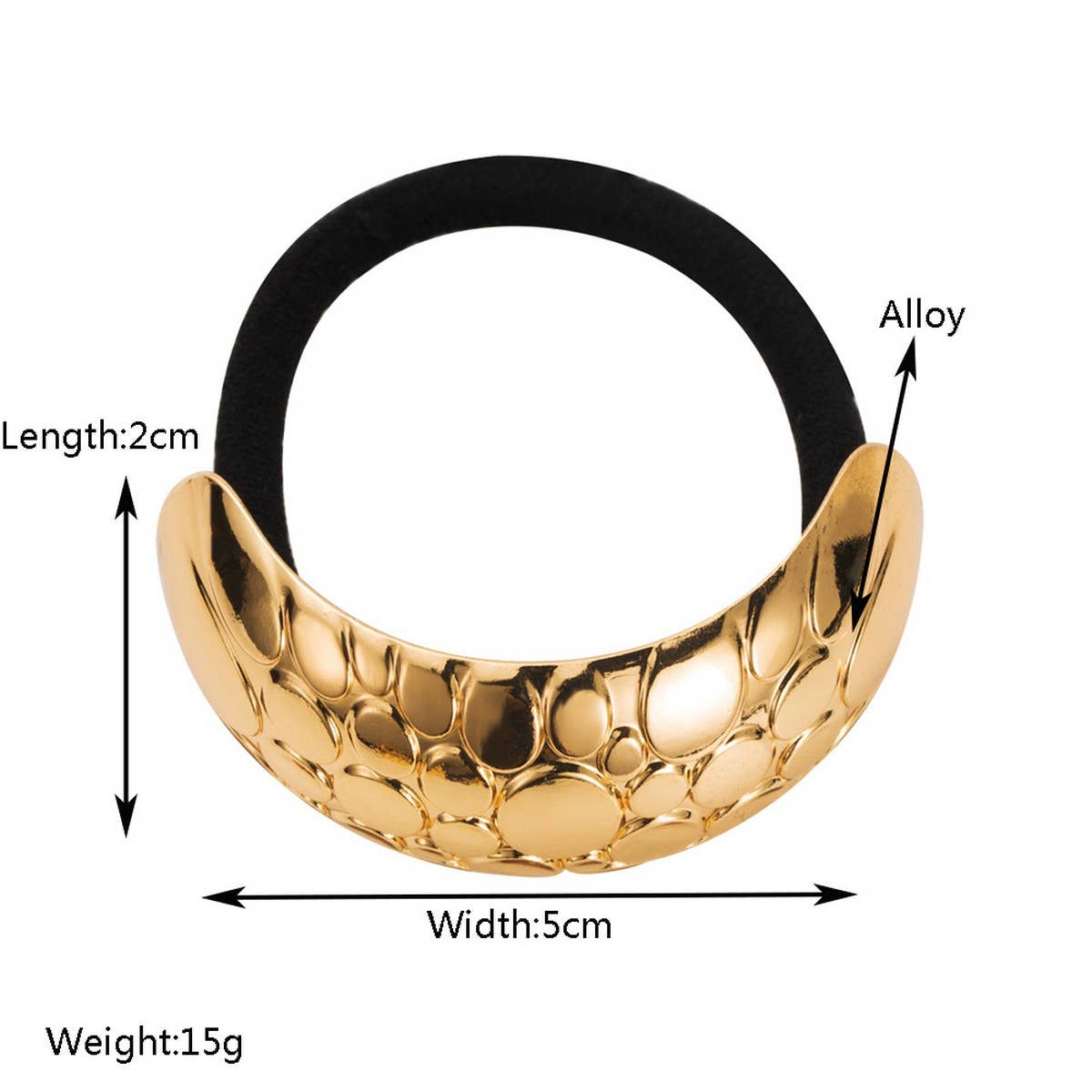 Minimalist Metal Elastic Hair Tie ? Soft & Stylish
