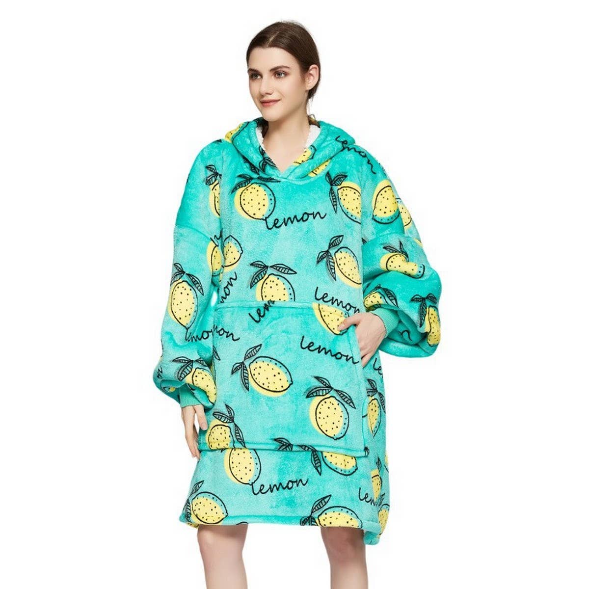 Lazy Wearable Blanket Hoodie for Adults_CWMM8986