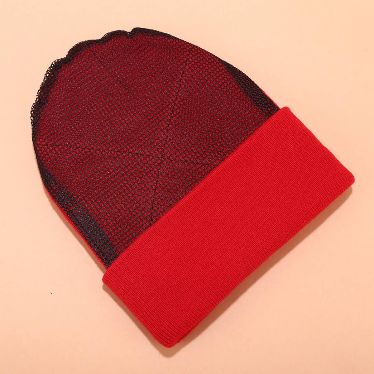 STREET DANCE PLUS WEAR-RESISTANT MESH KNITTED HAT_CWAH2126