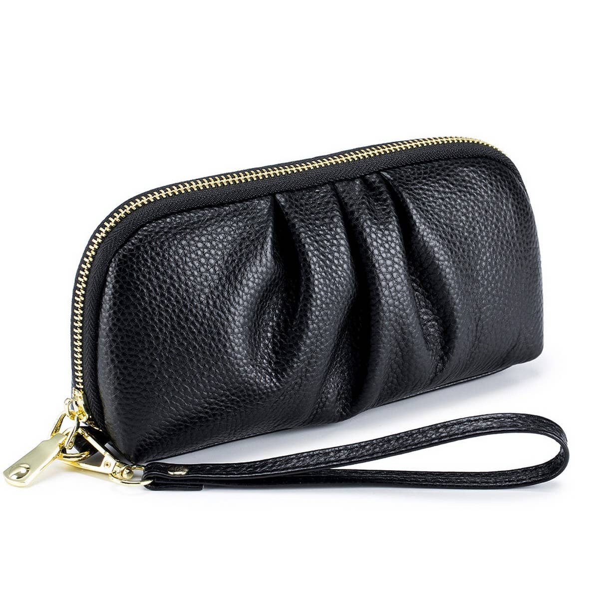 TOP LAYER COWHIDE FASHIONABLE LONG LEATHER WALLET_CWAB3781