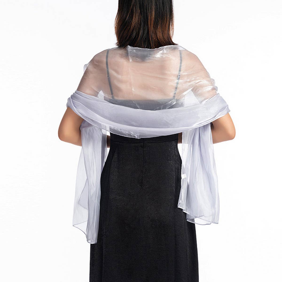 Solid Shawl-Elegant Wrap for Wedding & Party Looks_CWASC1074