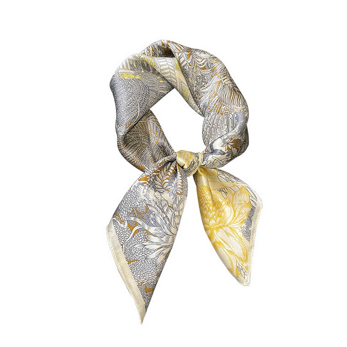 Silk Scarf ? Summer Square Shawl & Headband