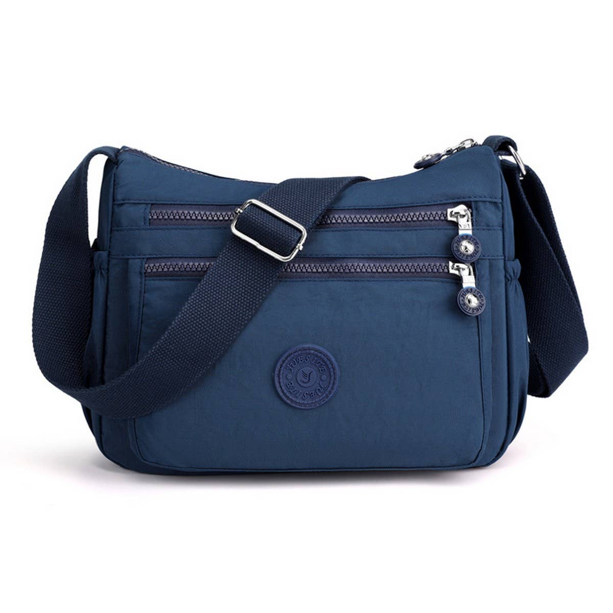 SIMPLE AND ELEGANT NYLON CROSSBODY SHOULDER BAG