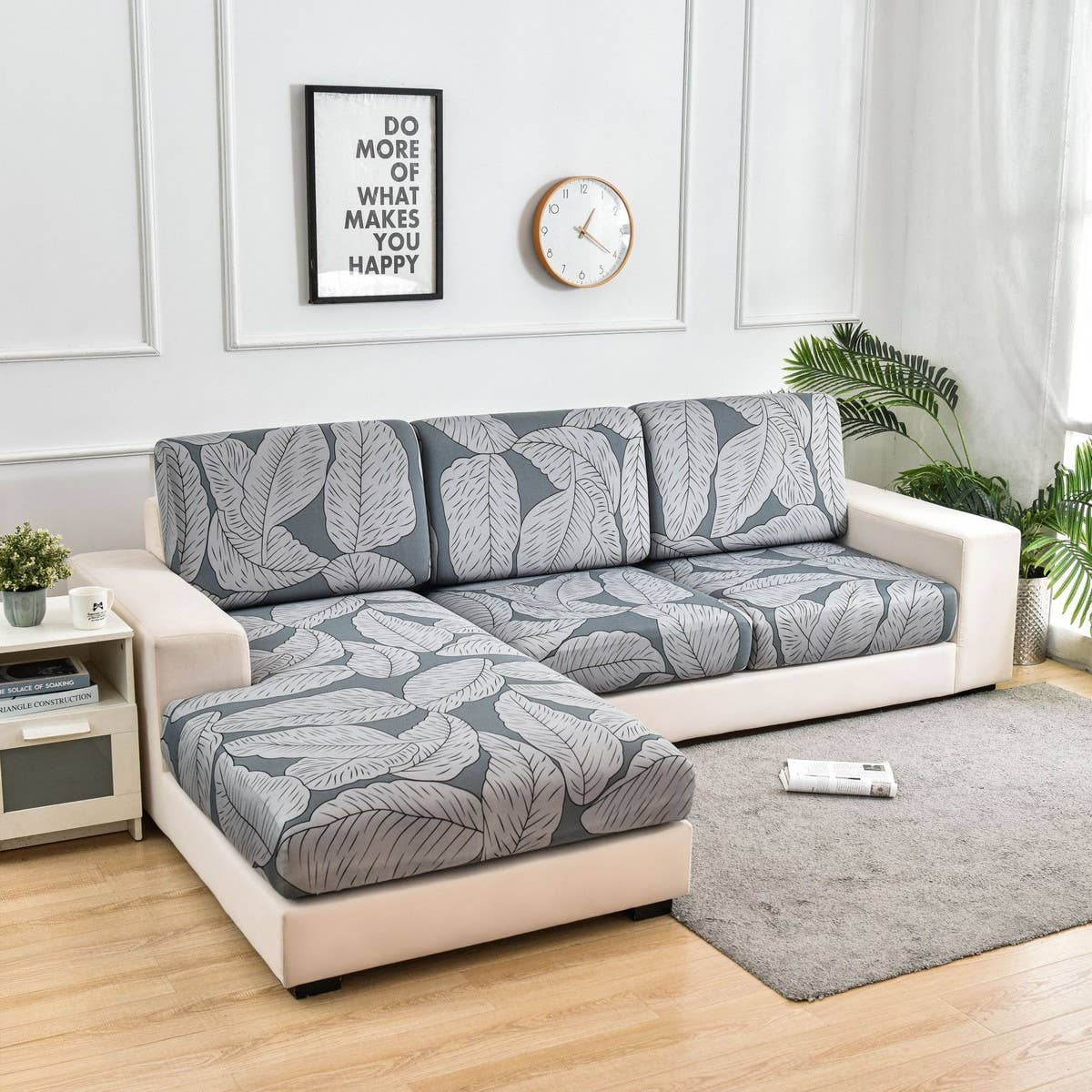 Stretch Printed Sofa Cover, Full Wrap Design_CWMM8308
