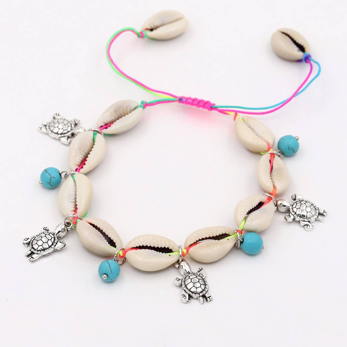 ETHNIC ADJUSTABLE BOHEMIAN SHELL BRACELET