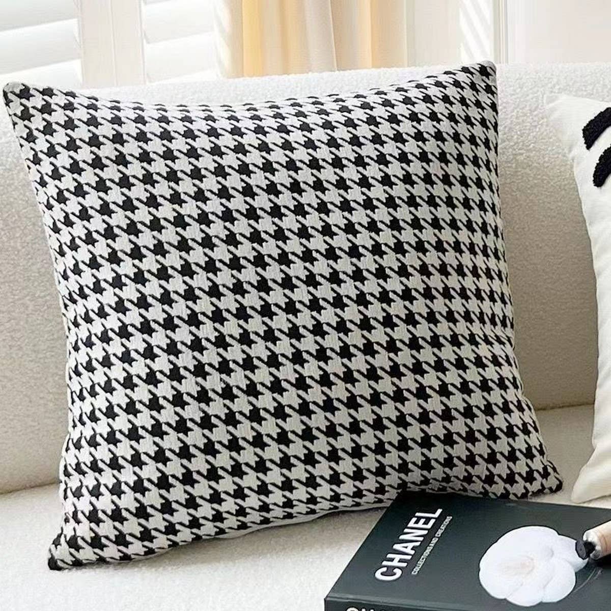 Tiger Zebra Embroidered Sofa Bed Pillow Cover