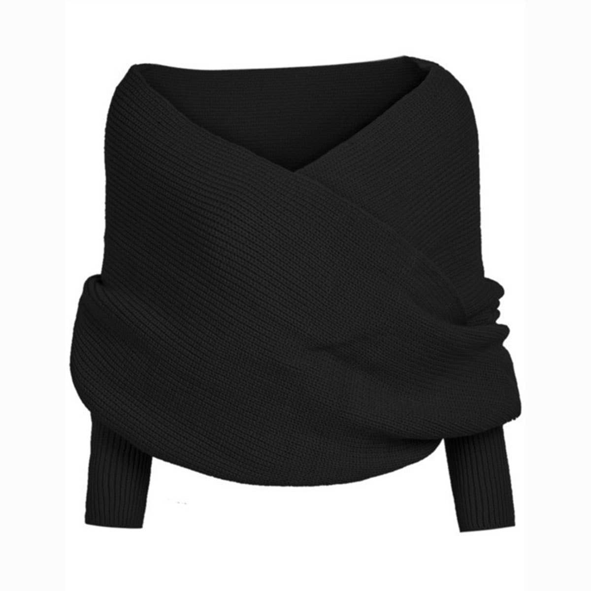 Knitted Sleeve Scarf Shawl for Men & Women Winter