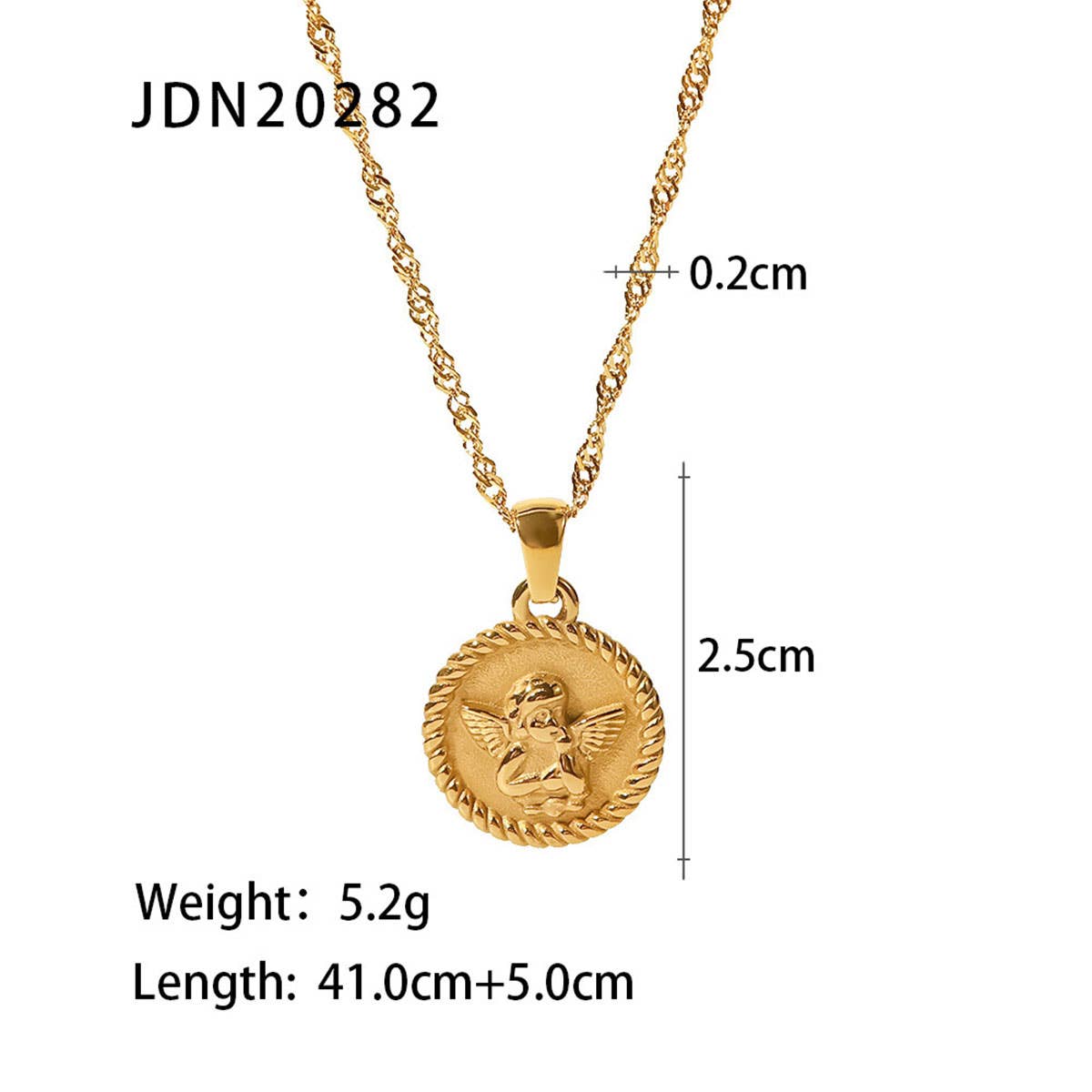 FRENCH FASHION VINTAGE STAINLESS STEEL NECKLACE