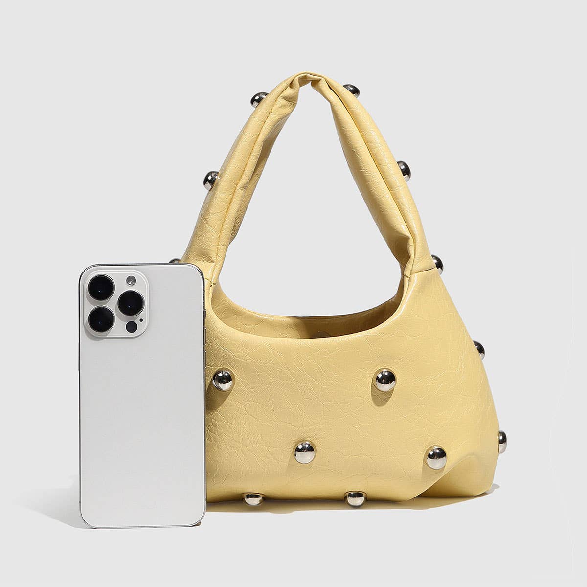 Mushroom Stud Punk Shoulder Bag for Women_CWAB5678