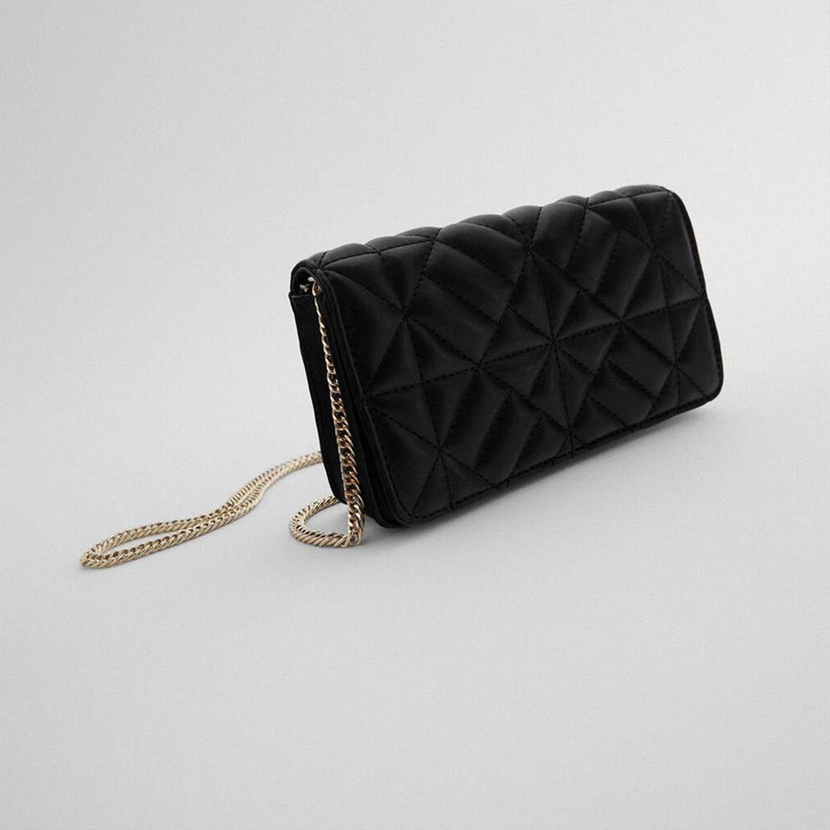 NEW SIMPLE DIAMOND CHAIN SHOULDER SQUARE BAG_CWAB3427