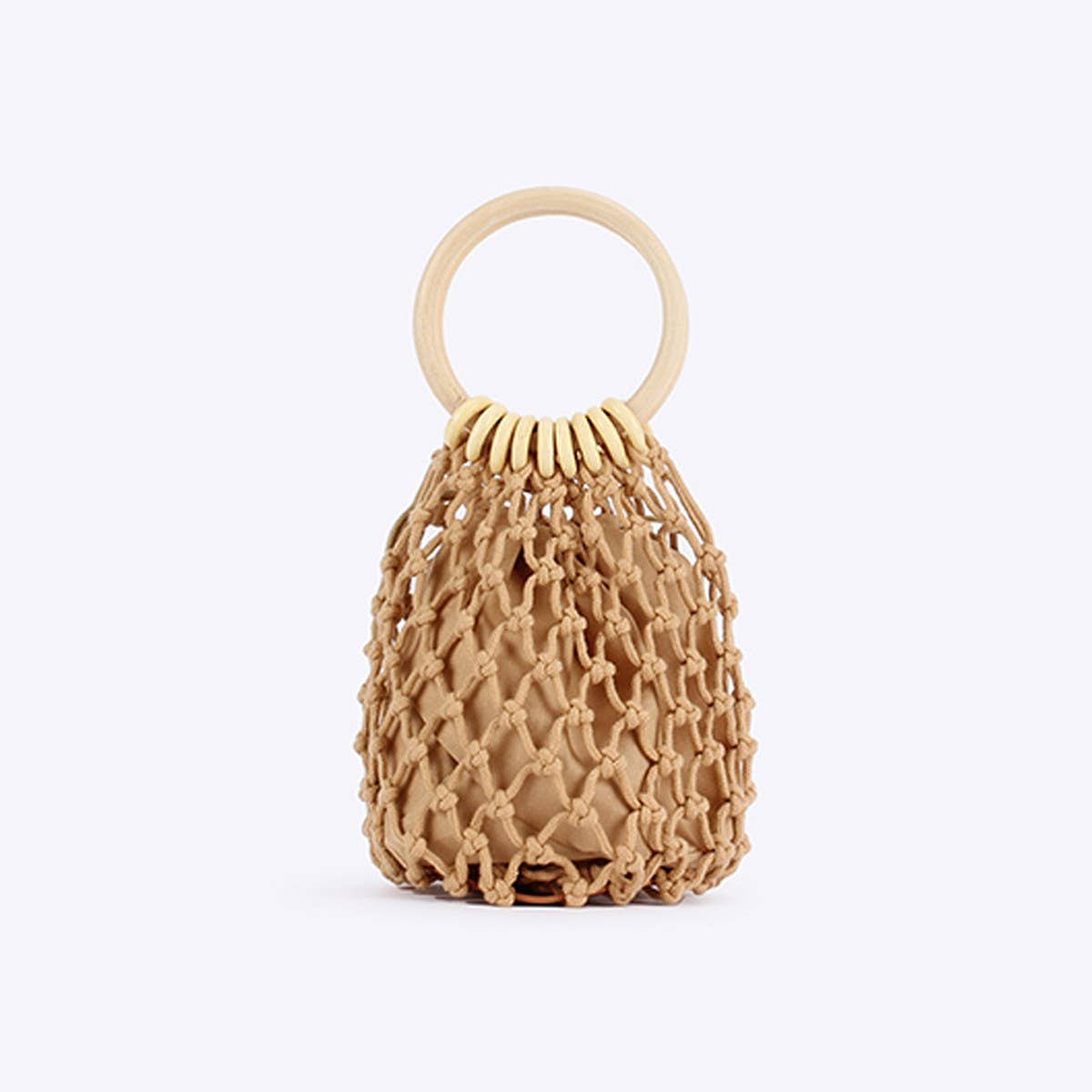 NEW SOLID COLOR HANDMADE COTTON WOVEN BAG_CWAB4683