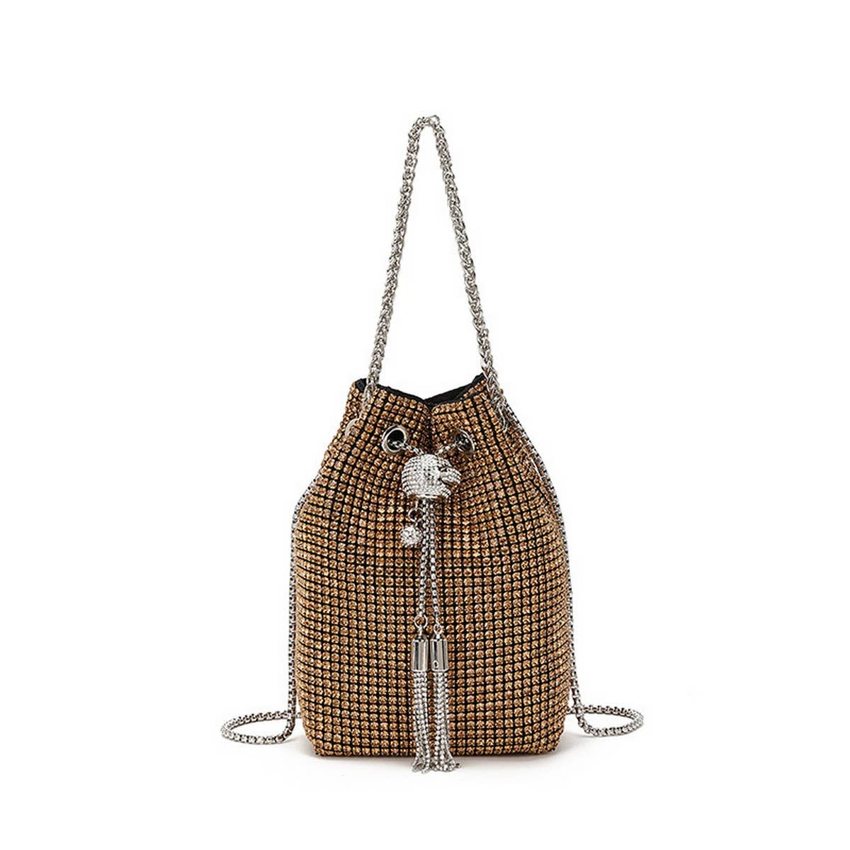 FASHION CHAIN NEW RHINESTONE LANTERN EVENING BAG_CWAB3592