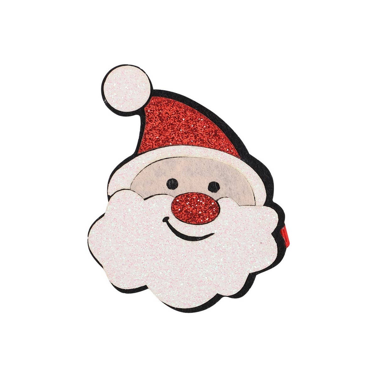 Glitter Pink Reindeer Hair Clip for Kids