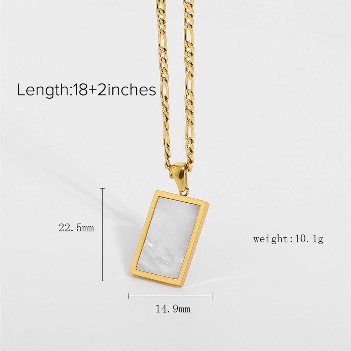 FRENCH FASHION VINTAGE STAINLESS STEEL NECKLACE
