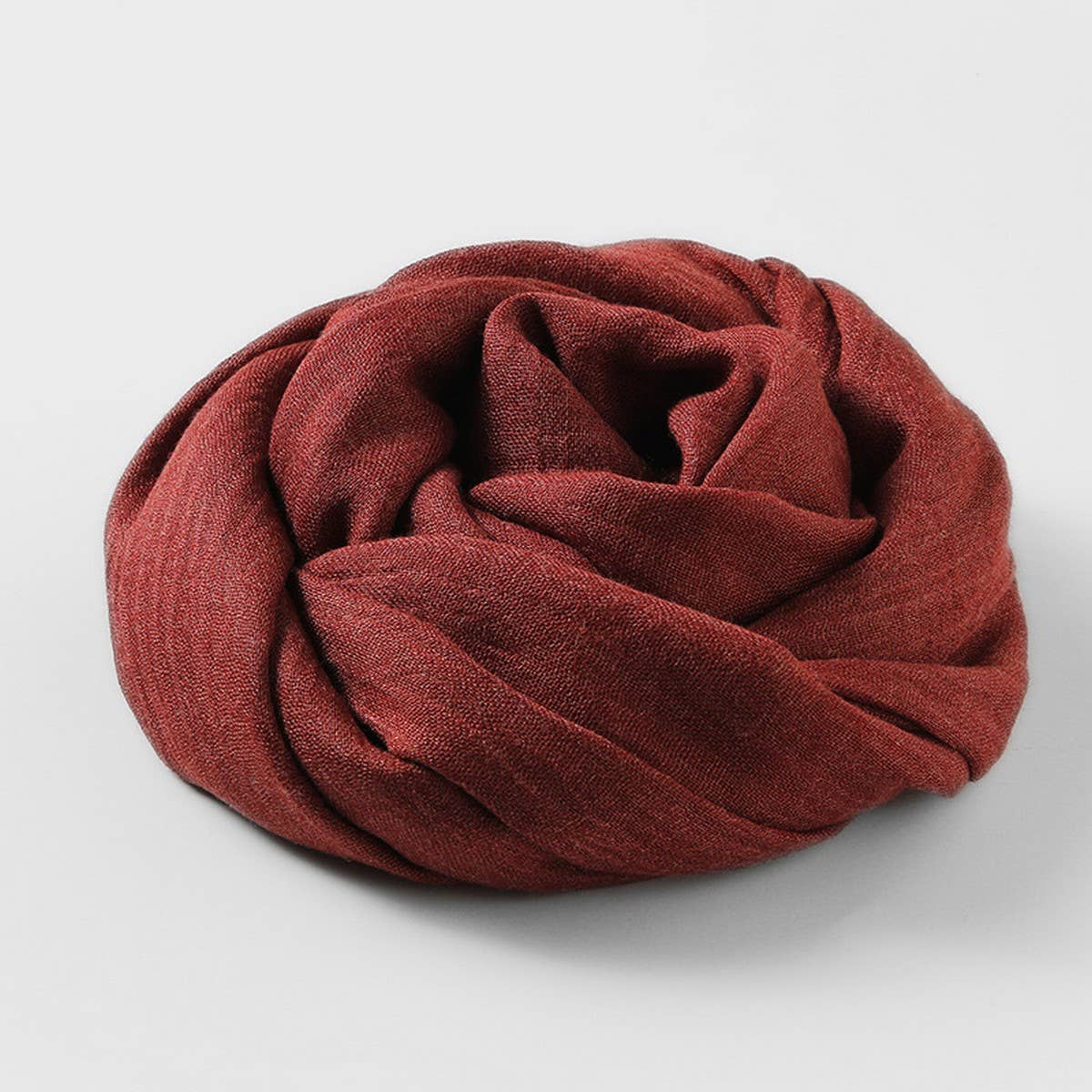 SOLID COLOR LONG LIGHTWEIGHT SCARF WRAP SHAWL_CWASC0204
