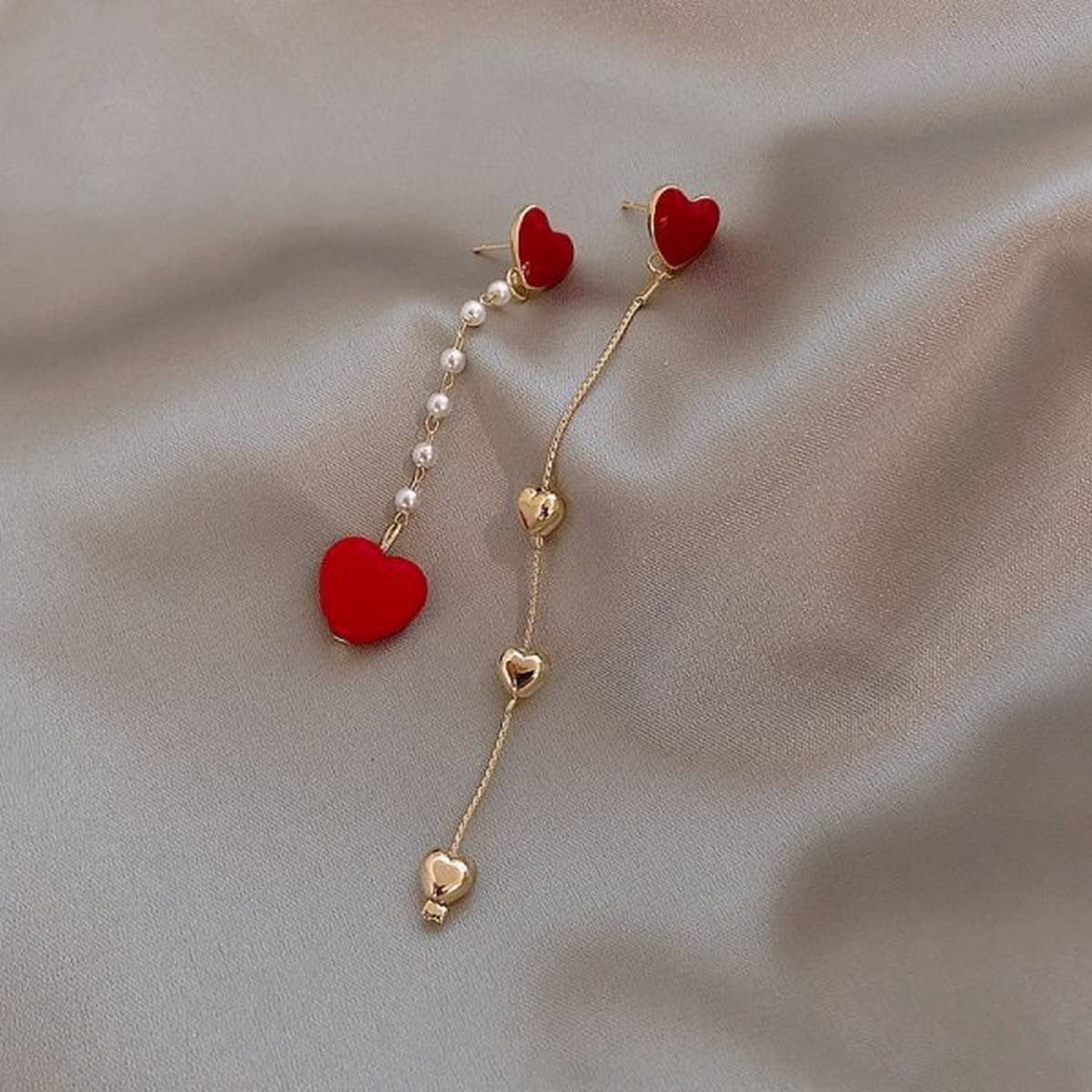 CHRISTMAS BOW RED SERIES EARRINGS