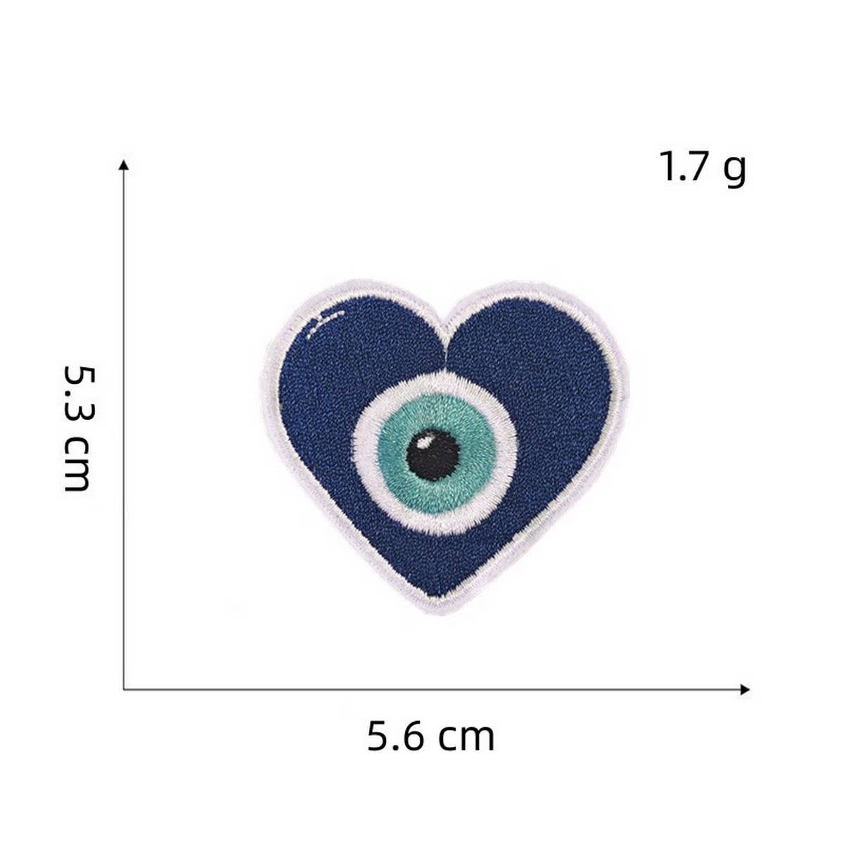 NEW DEVIL'S EYE EMBROIDERY CLOTHING PATCH
