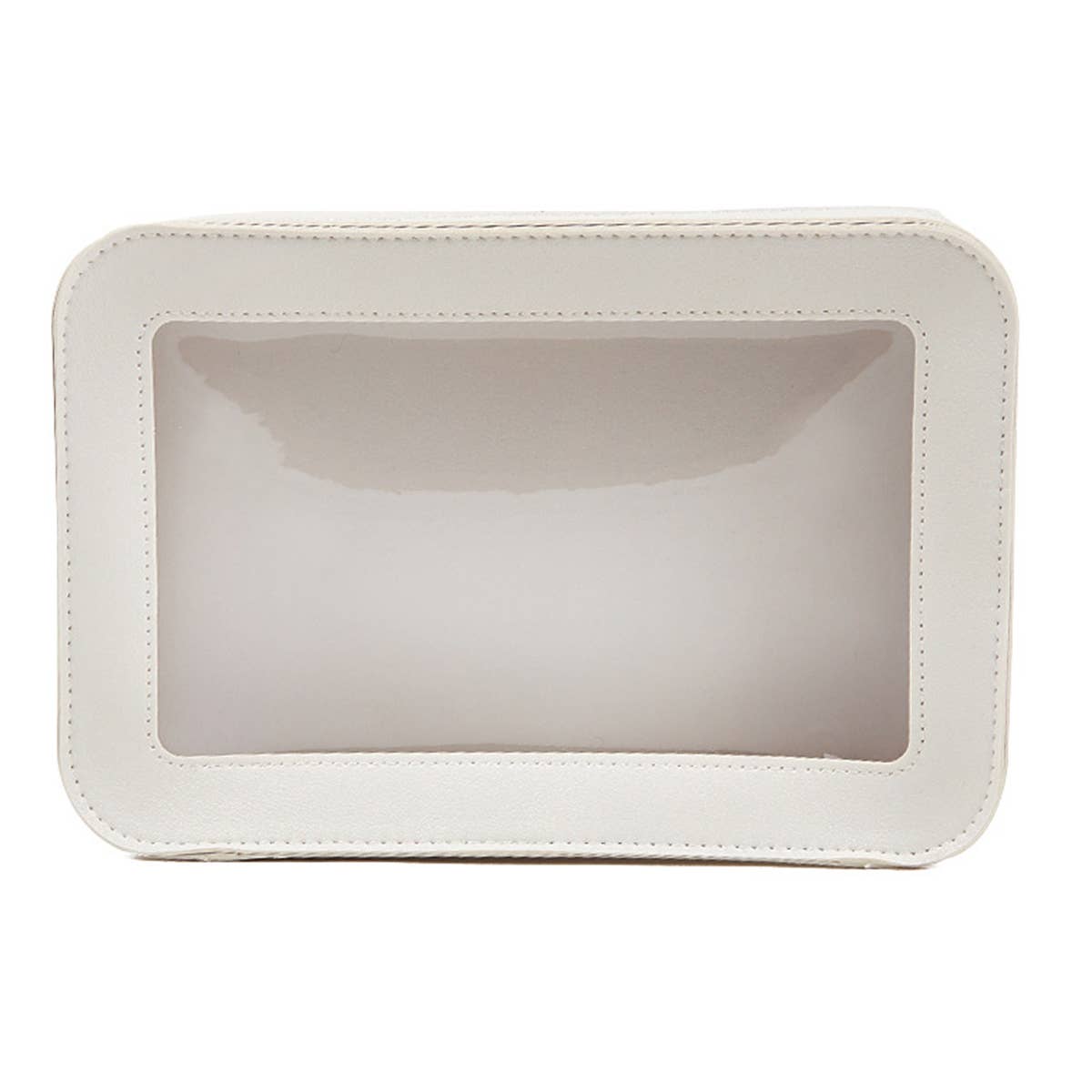 SIMPLE TRANSPARENT TRAVEL TOILETRIES MAKEUP BAGS_CWAB1421