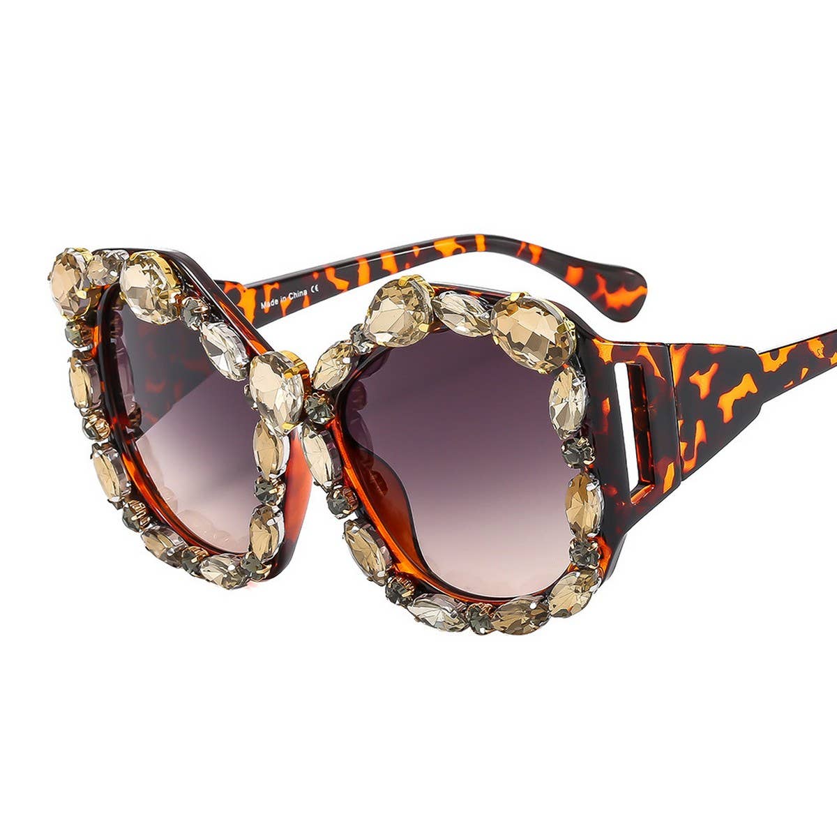 LARGE FRAME POLYGONAL HIGH-TECH SUNGLASSES