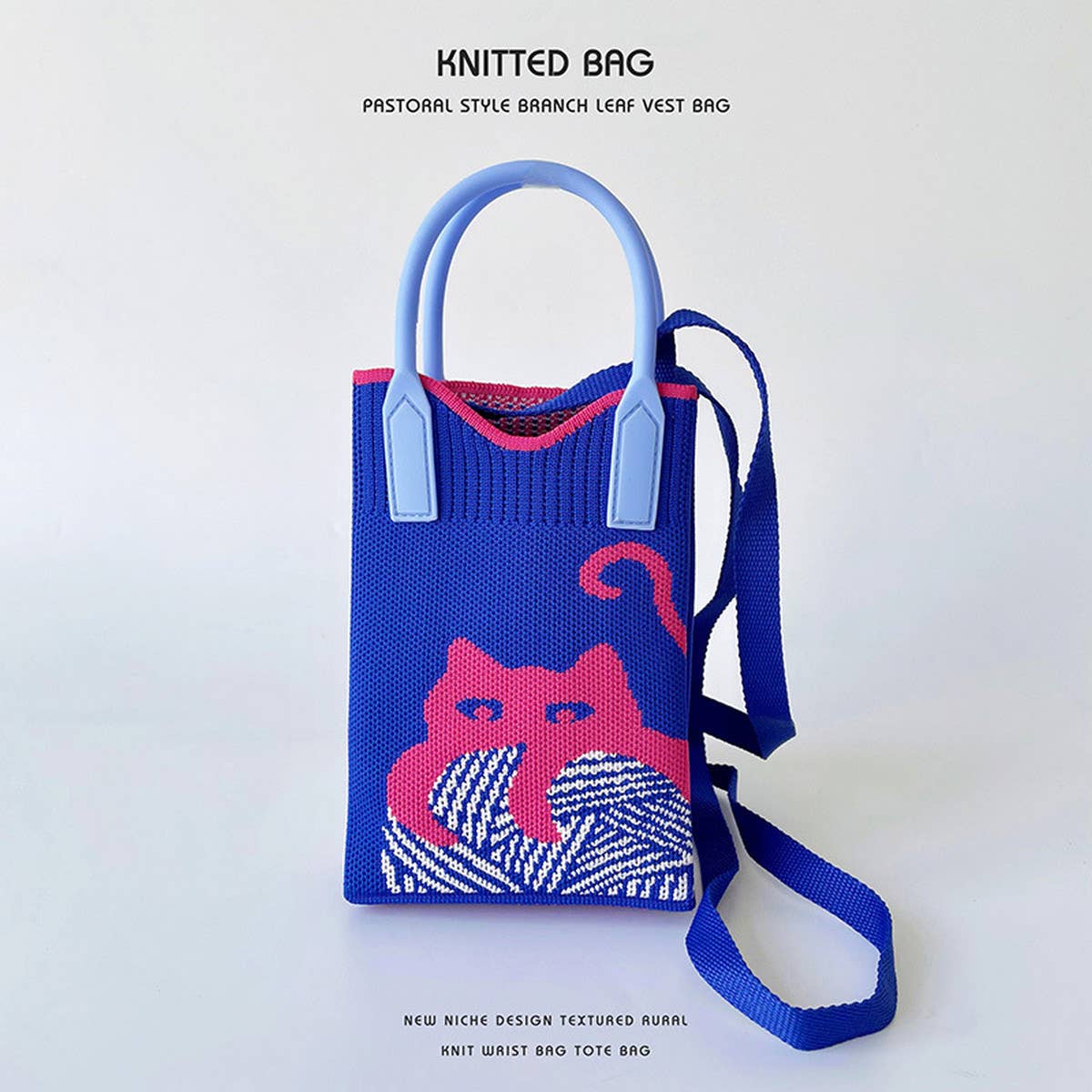 KNITTED PORTABLE SHOULDER CROSSBODY BAG_CWAB1510