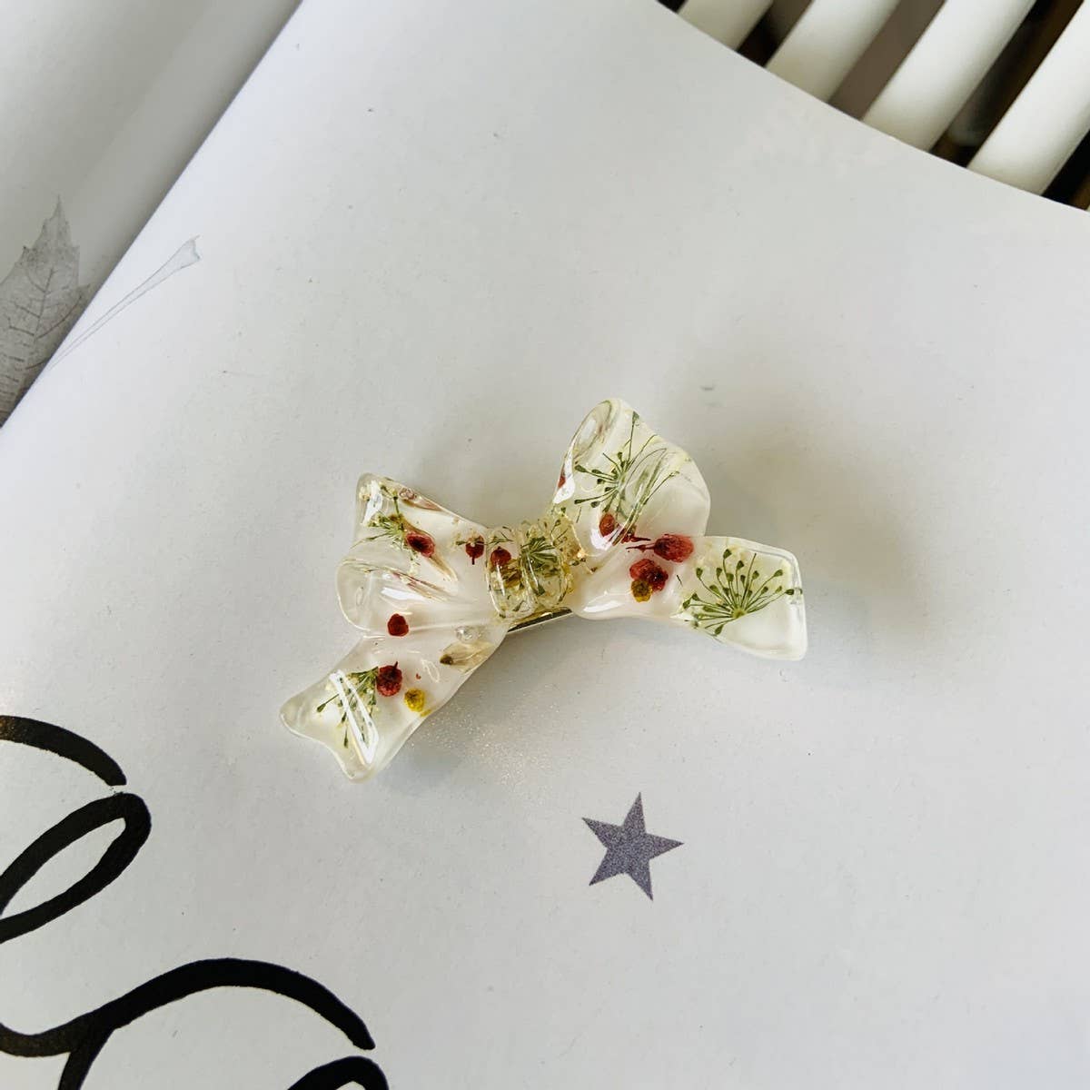 SWEET FLORAL ALL-MATCH SIMPLE SWEET HAIRPIN