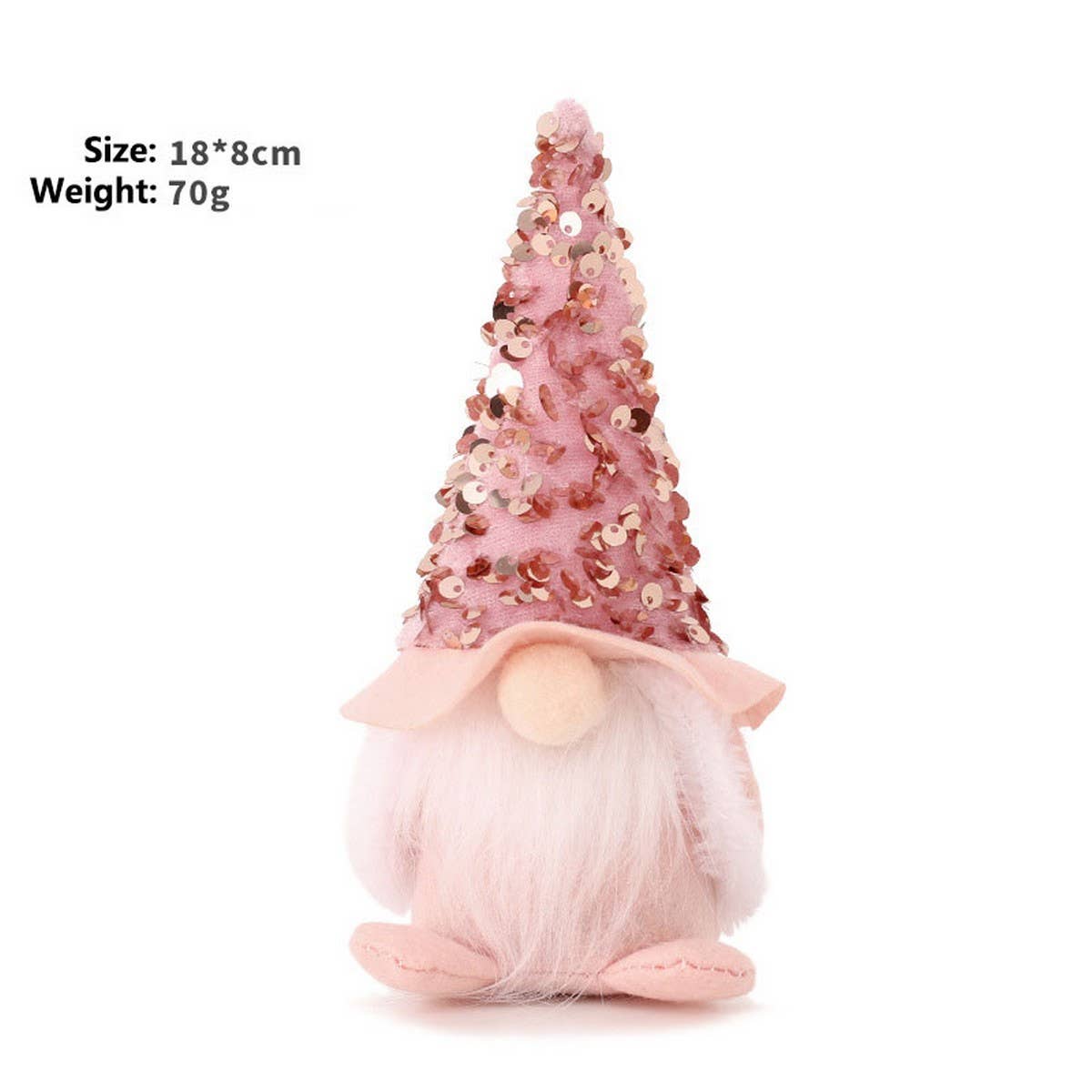 Sequin Faceless Santa Plush Doll for Party_CWAJE5305