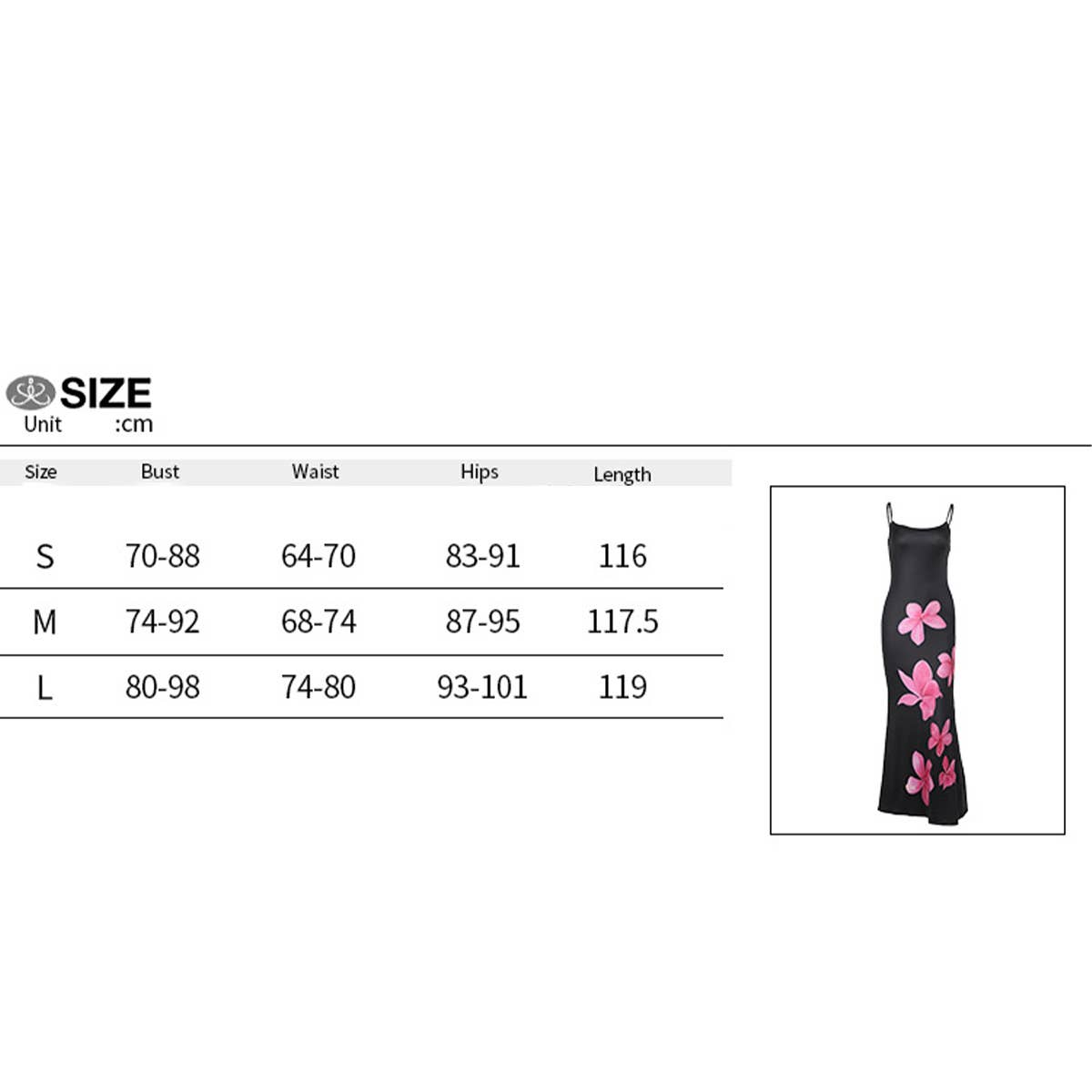 Floral print stretch low-cut long halter dress