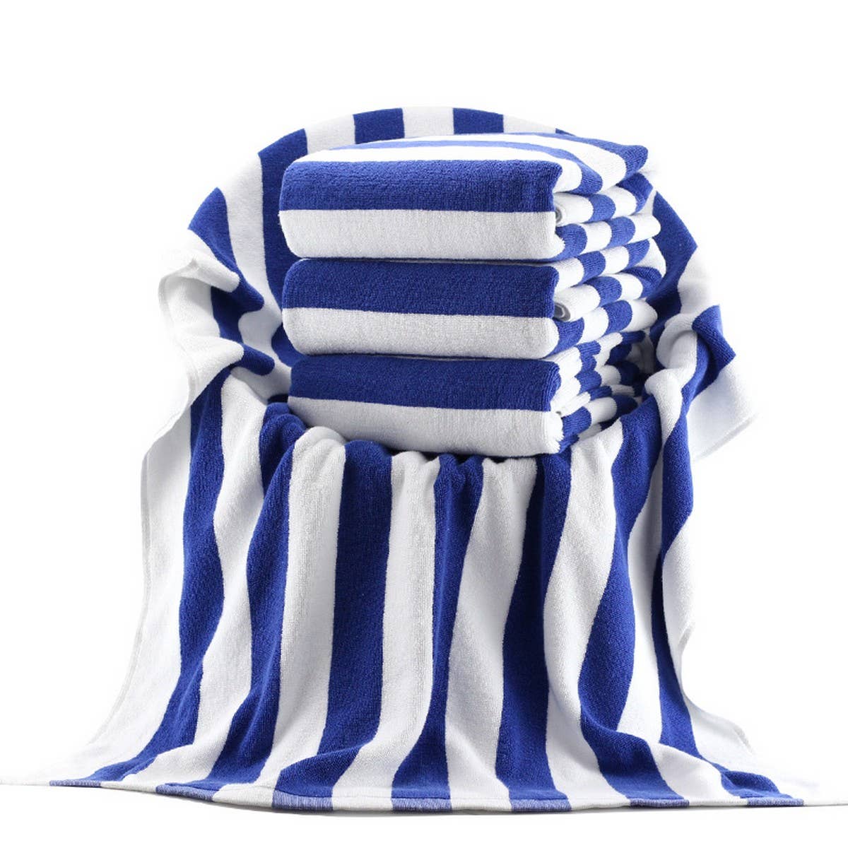 Large Cotton Beach Towel ??Bold Stripe Design_CWMM7604