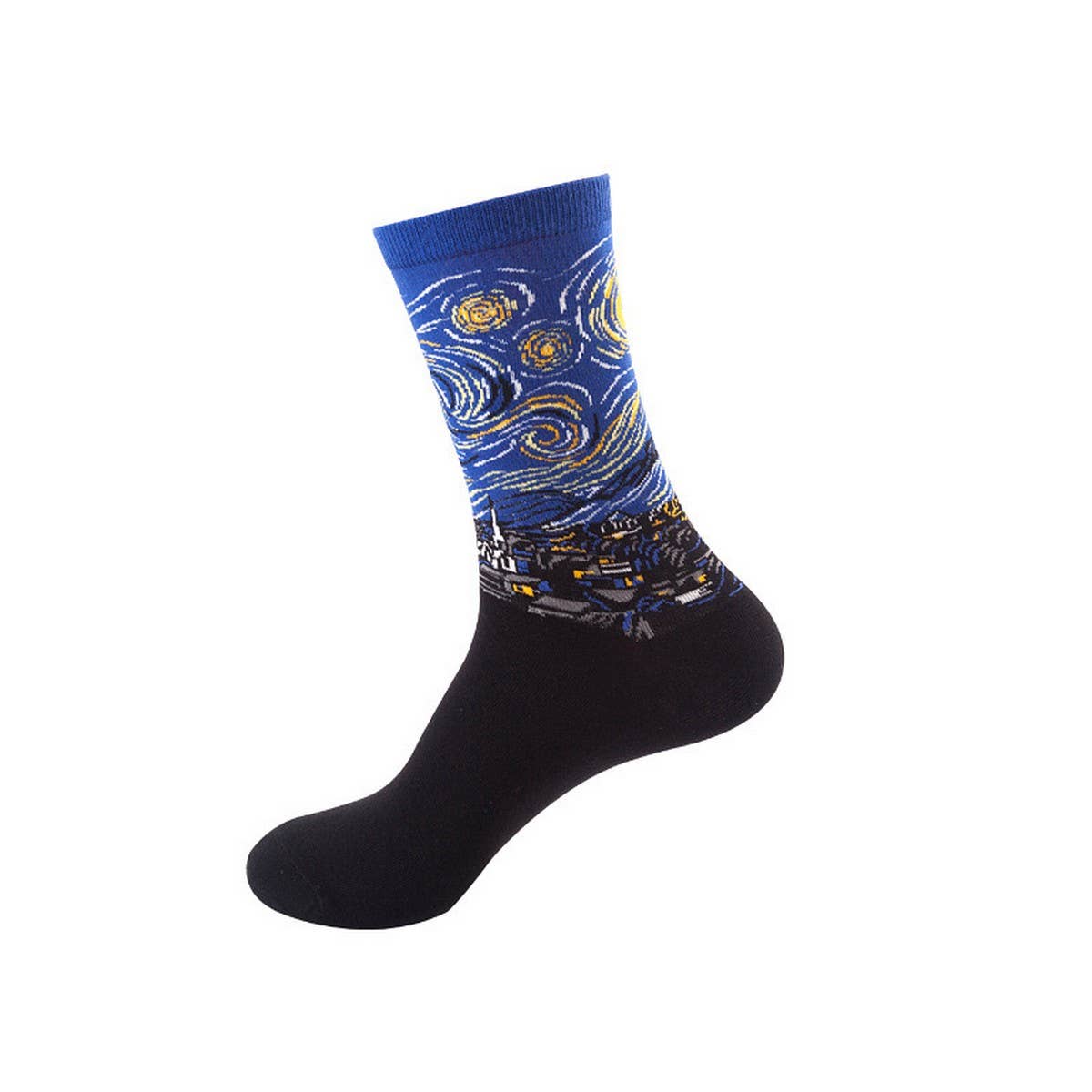 AUTUMN AND WINTER OIL PAINTING SOCKS_CWMS1003