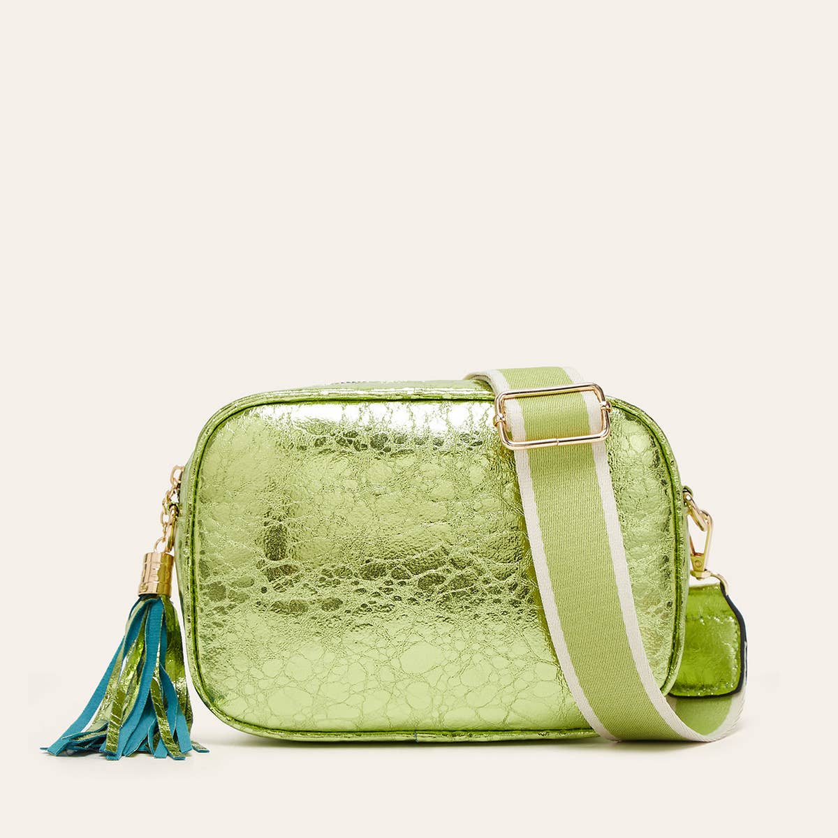 URBAN SIMPLE SEQUINED SMALL SQUARE SHOULDER BAG_CWAB2632
