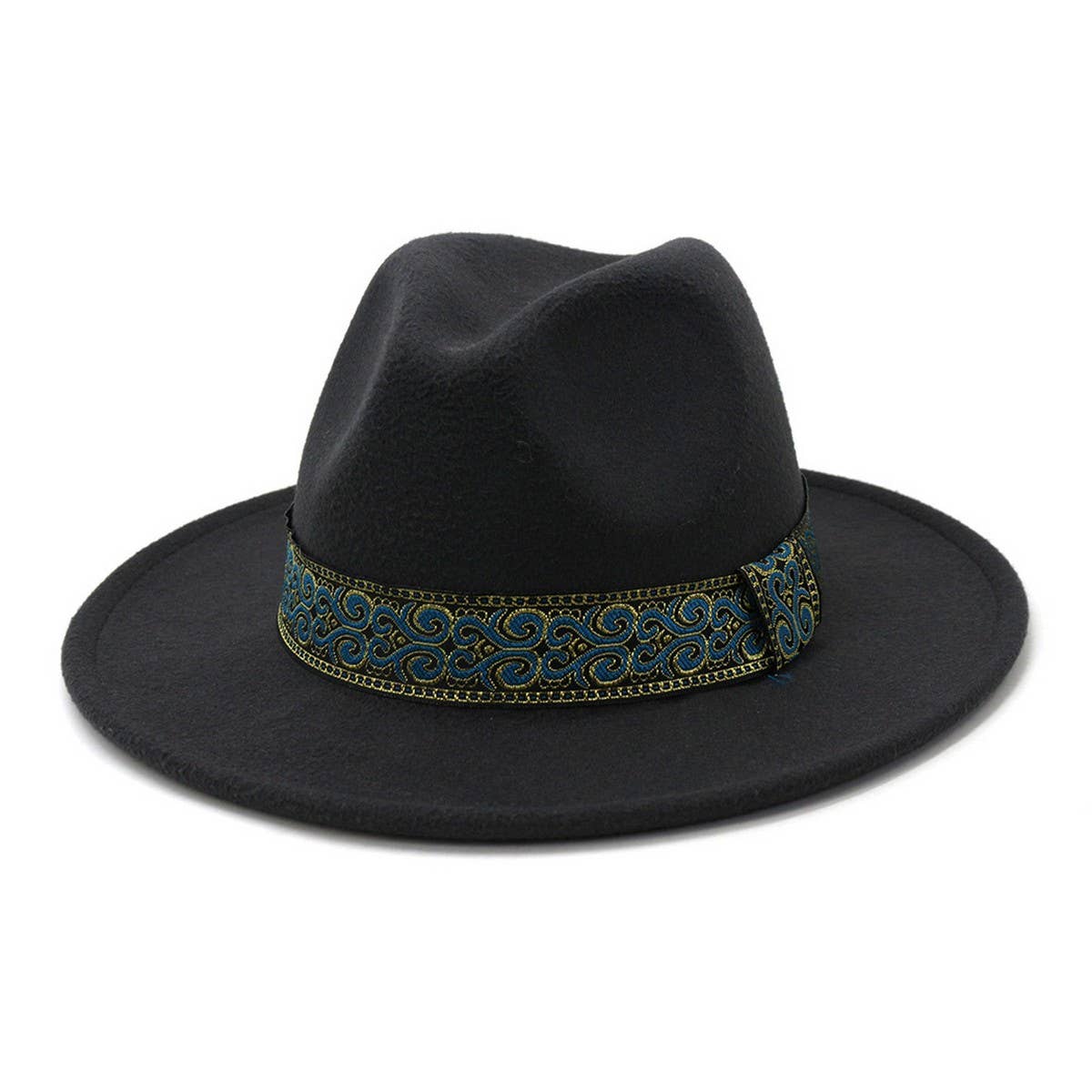 2024 NEW MEN'S AND WOMEN'S STRAIGHT BRIM JAZZ HAT_CWAH1776