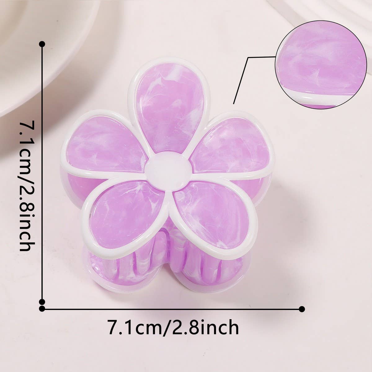 GOLD FLORAL FLOWER HAIR CLAW CLIPS FOR FALL_CWAHA0681