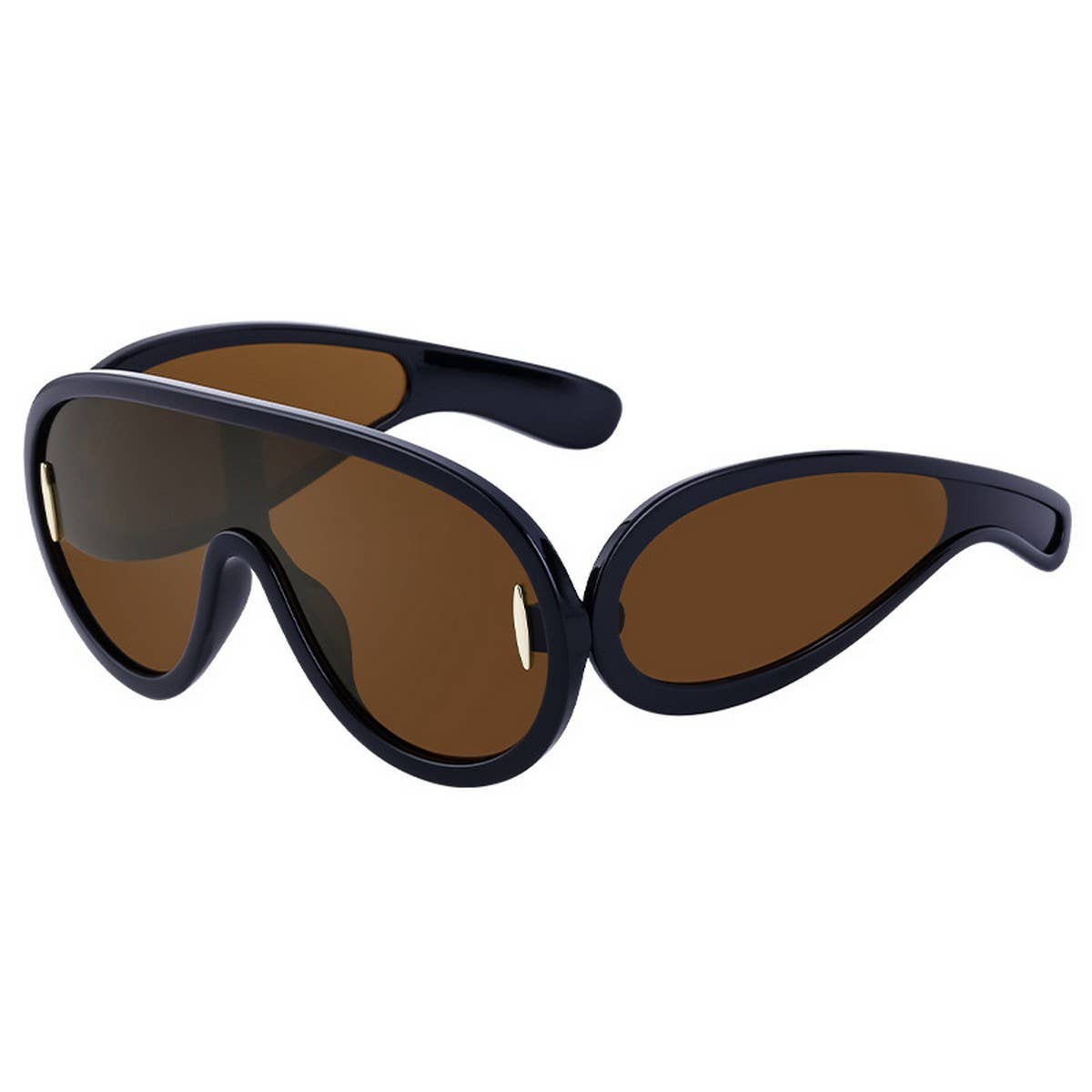 ONE-PIECE LARGE FRAME SUNGLASSES SPORTS SUNGLASSES_CWASG0591