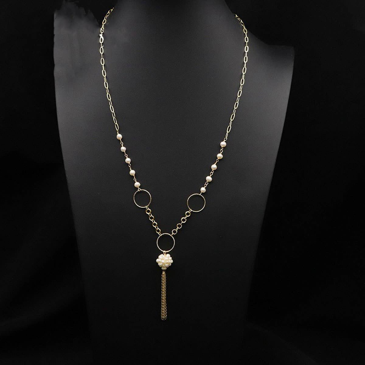 WOMEN'S VERSATILE DESIGN PEARL PENDANT NECKLACE