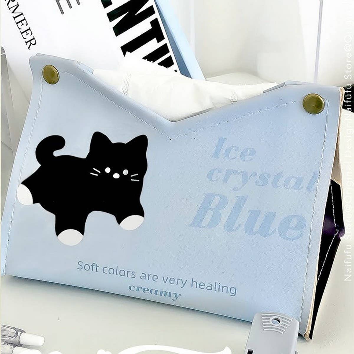 NEW CREATIVE FUNNY PUPPY CARTOON TISSUE BOX