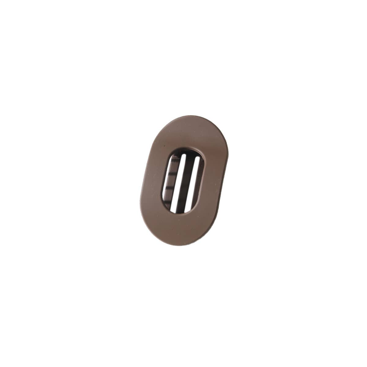 The flat oval hairpin has strong grip