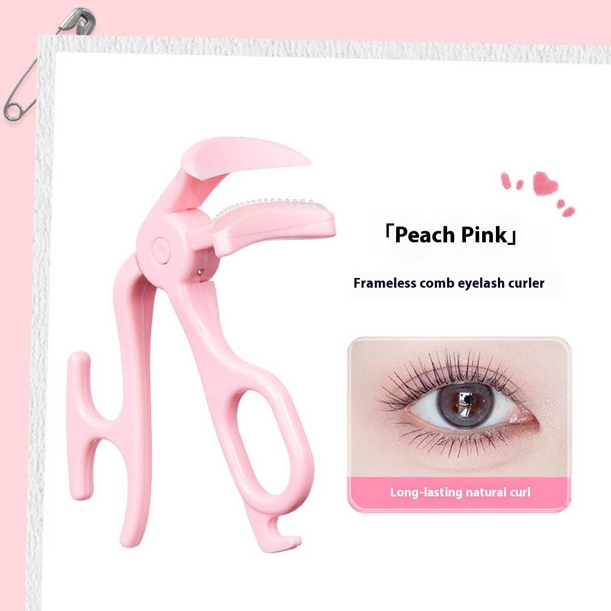 Frameless Eyelash Curler, Portable & Natural