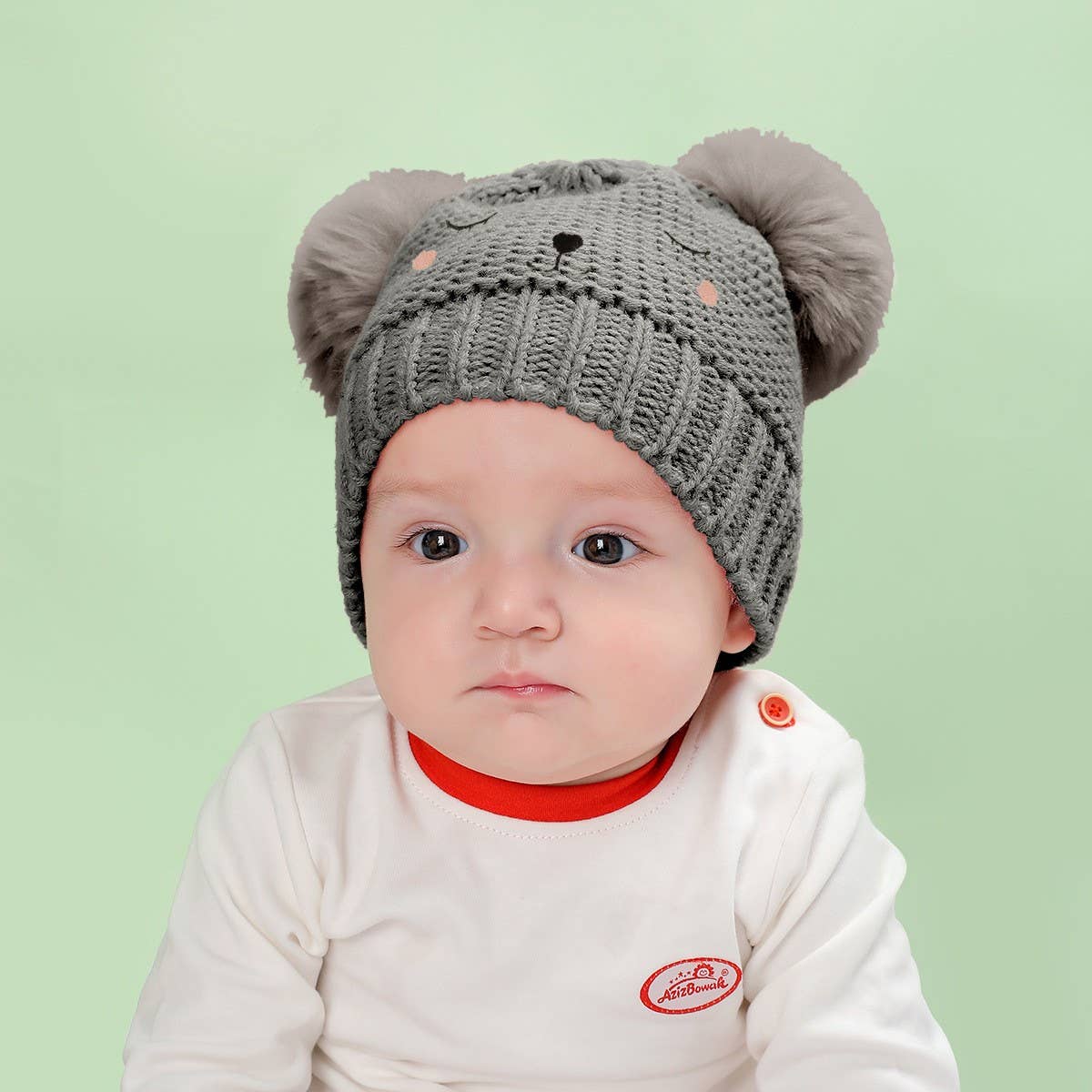 2024 NEW DOUBLE BALL CHILDREN'S KNITTED HAT_CWAH1751