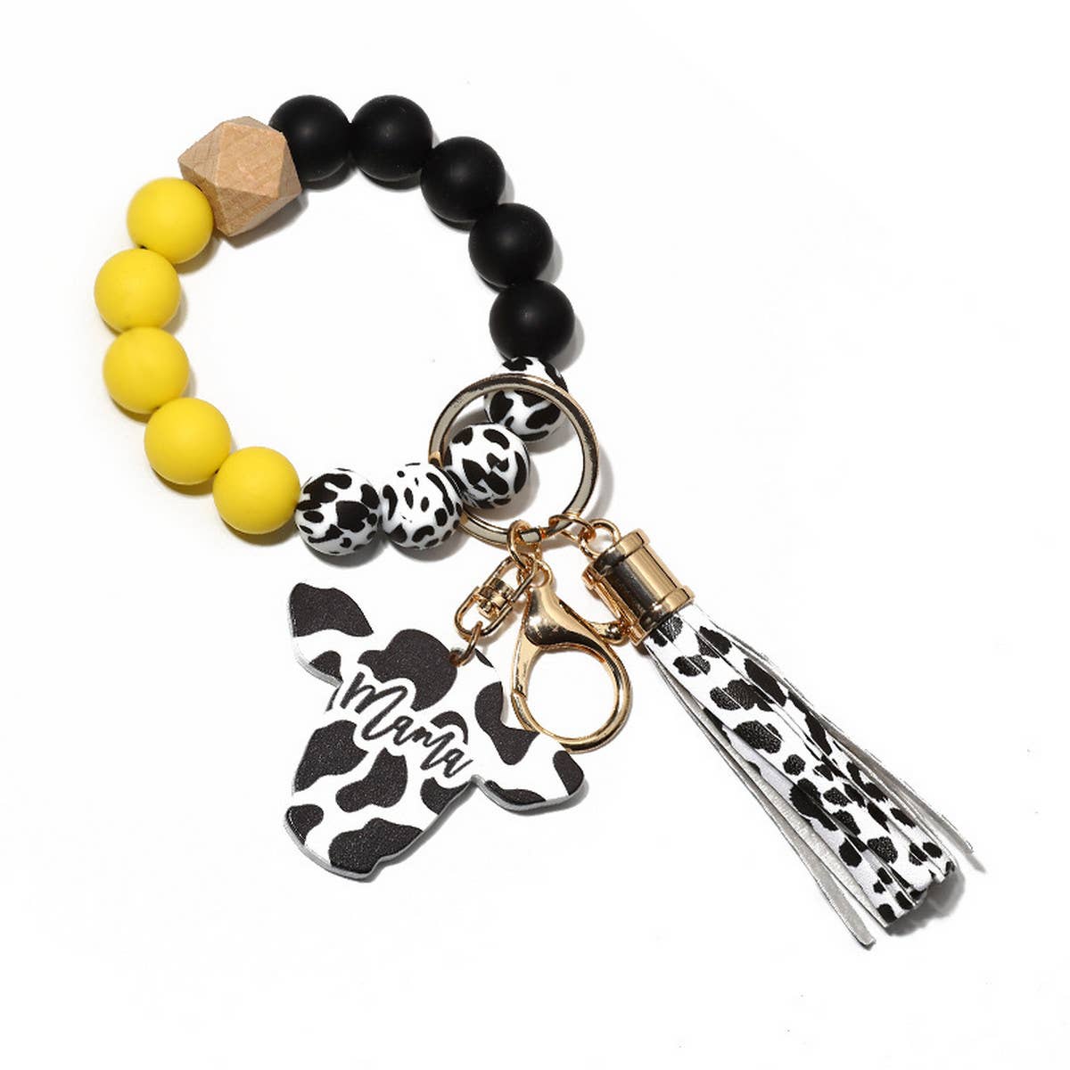 BULL HEAD WESTERN STYLE BRACELET KEYCHAIN_CWMM1289