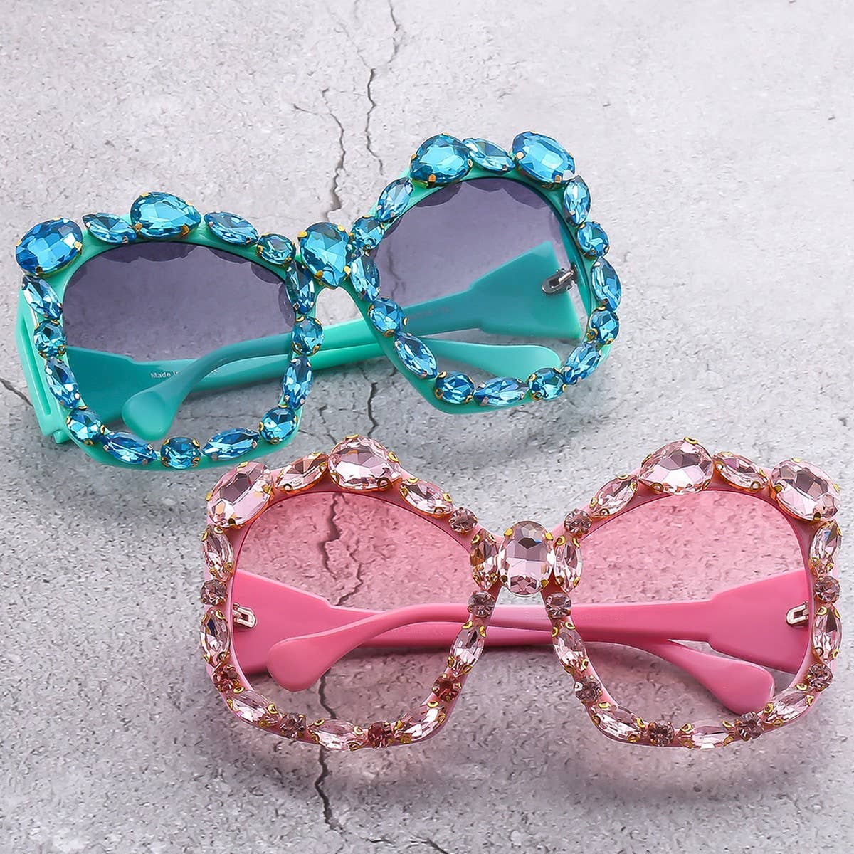 LARGE FRAME POLYGONAL HIGH-TECH SUNGLASSES